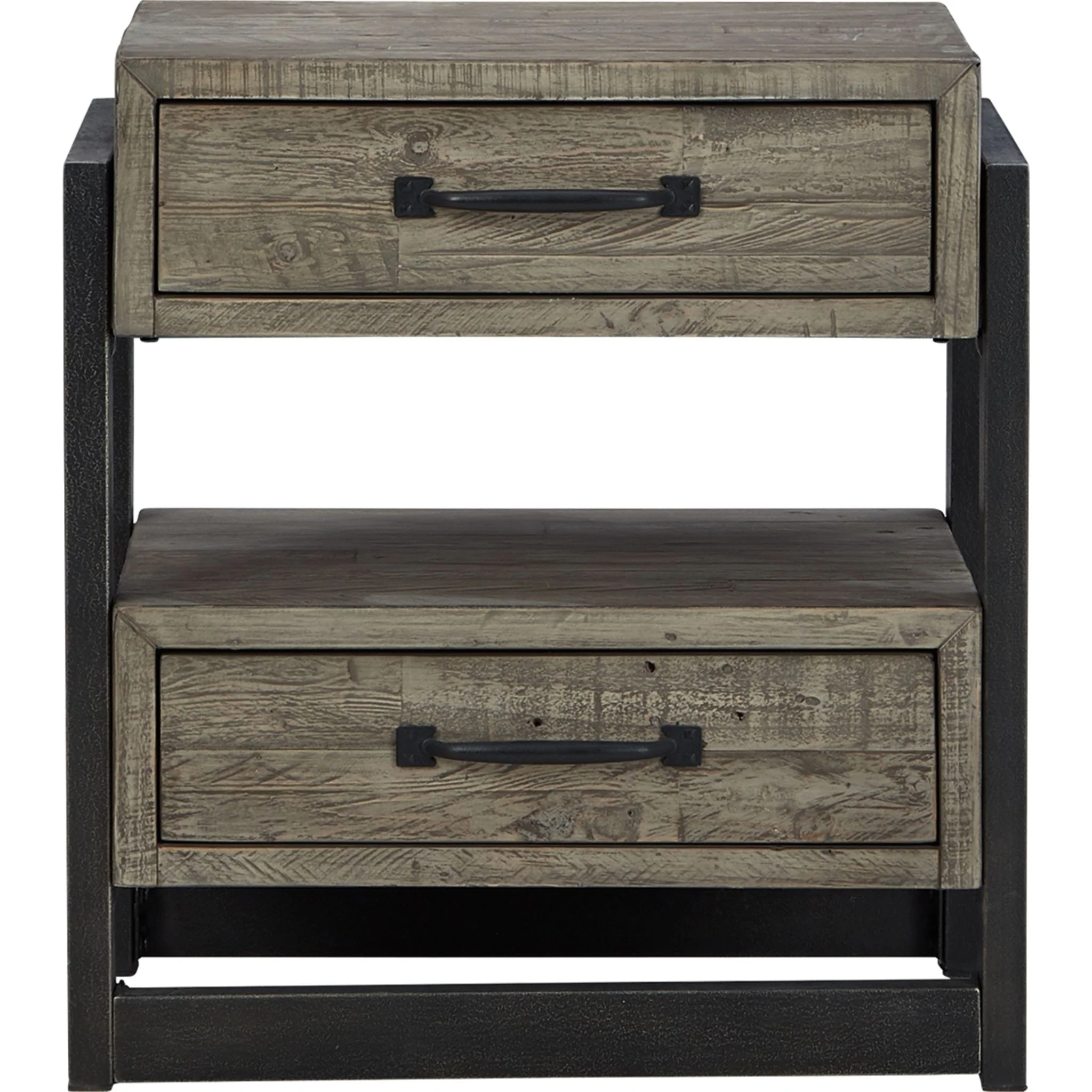 Brennagan Two Drawer Nightstand - Image 4