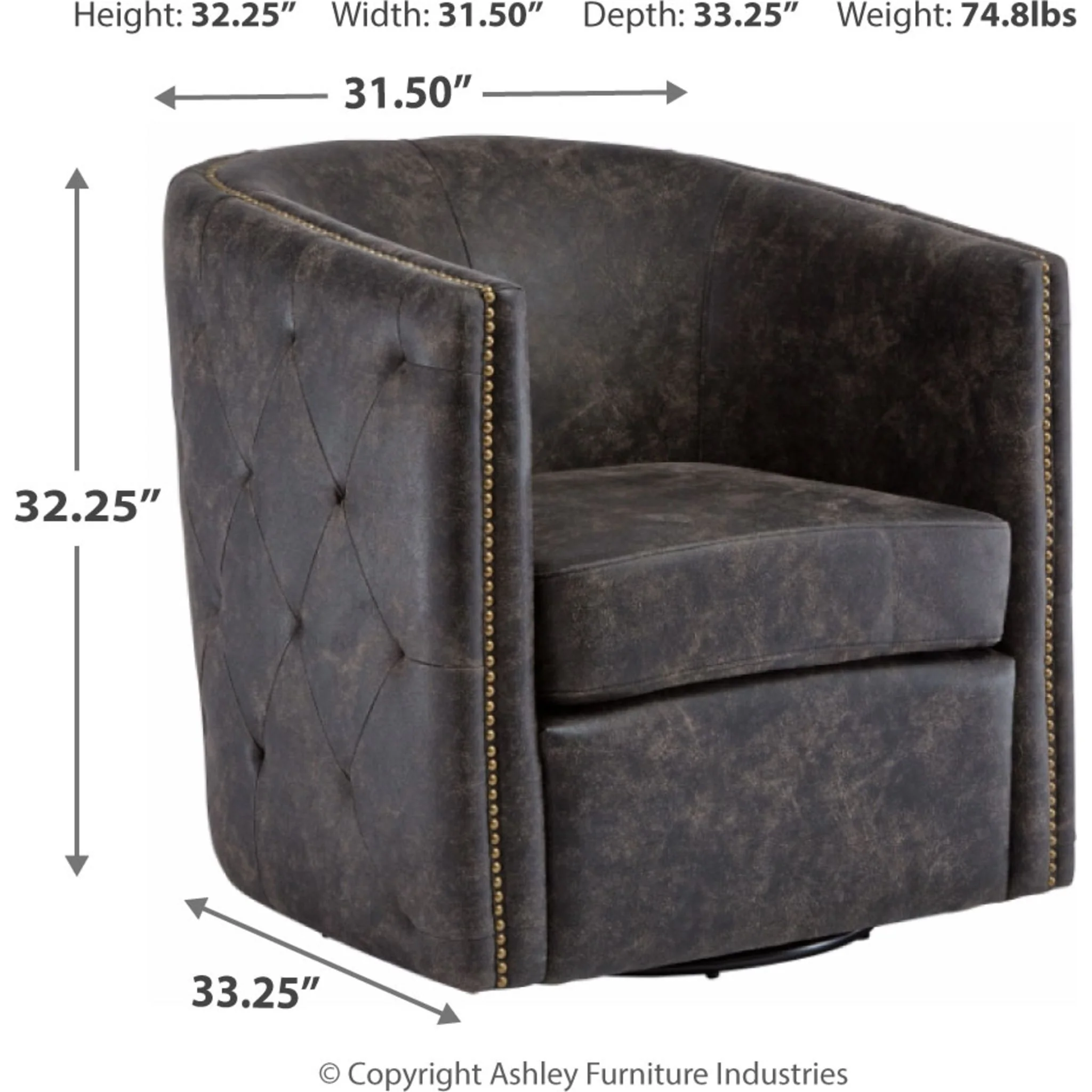 Brentlow Swivel Chair - Image 4
