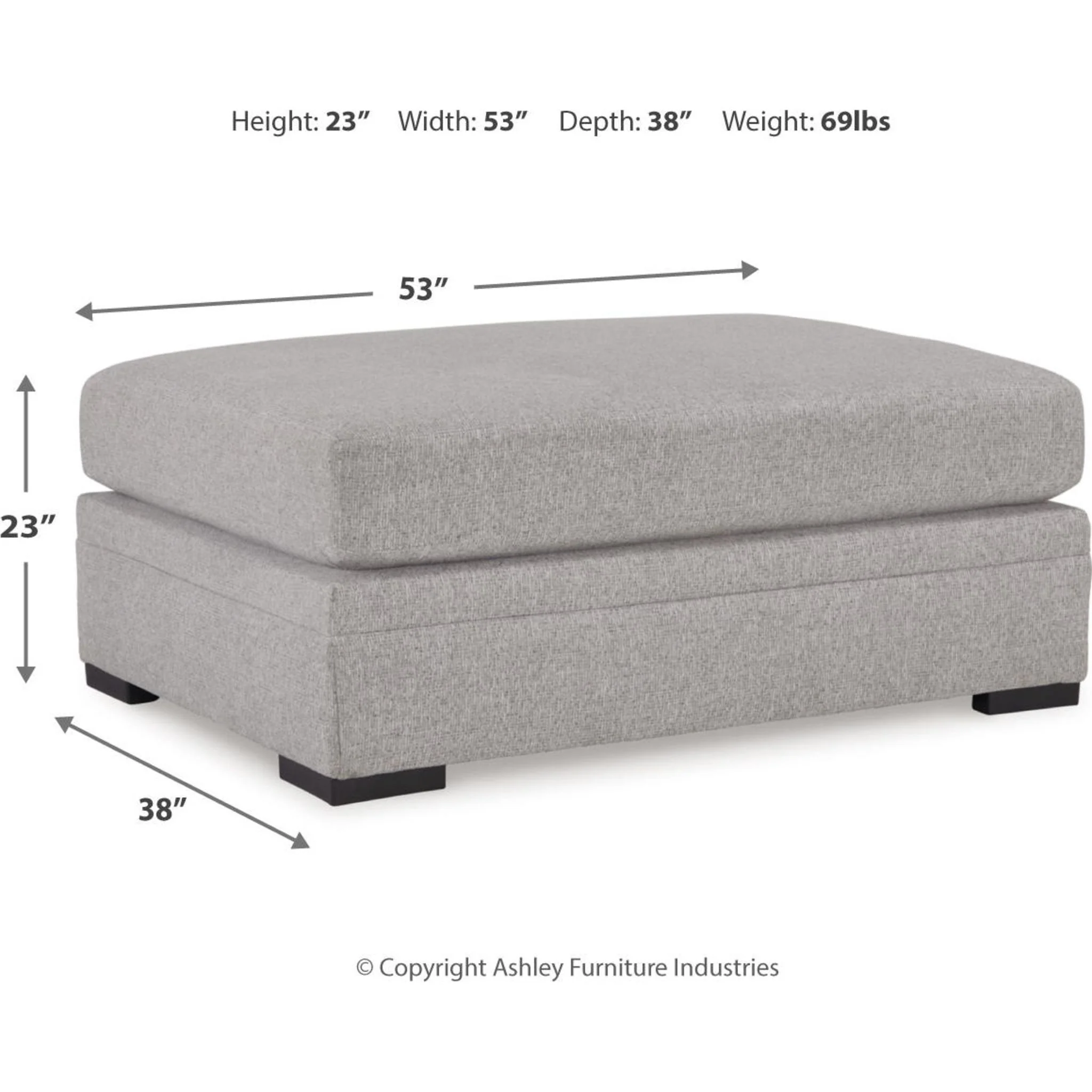 Bresslyn Place-Exclusive Oversized Accent Ottoman - Image 3