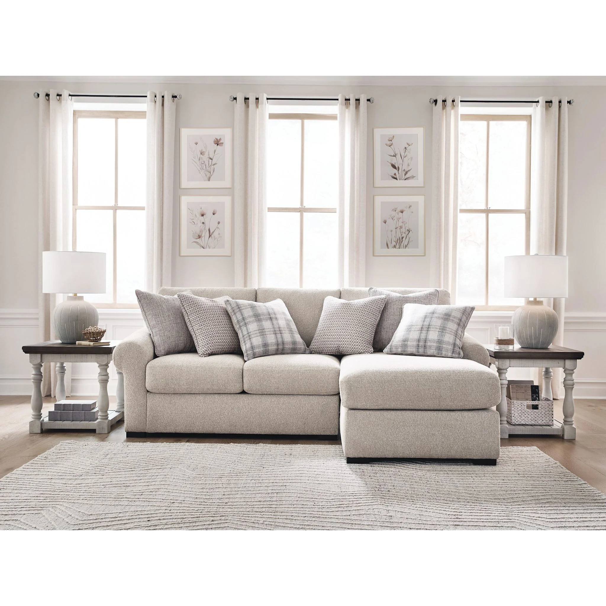 Bridgemont-Exclusive 2 Piece Sofa Chaise - Image 4