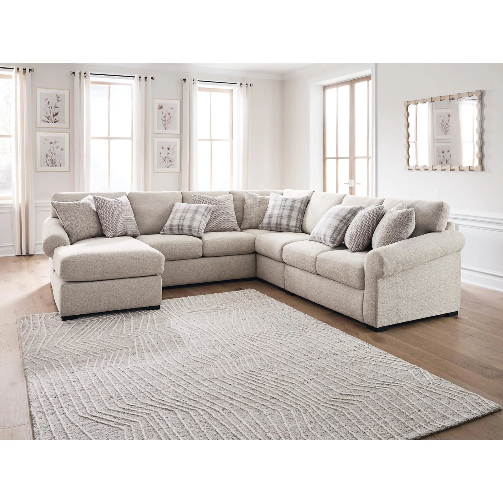 Bridgemont-Exclusive 5 Piece Sectional with Chaise - Image 11