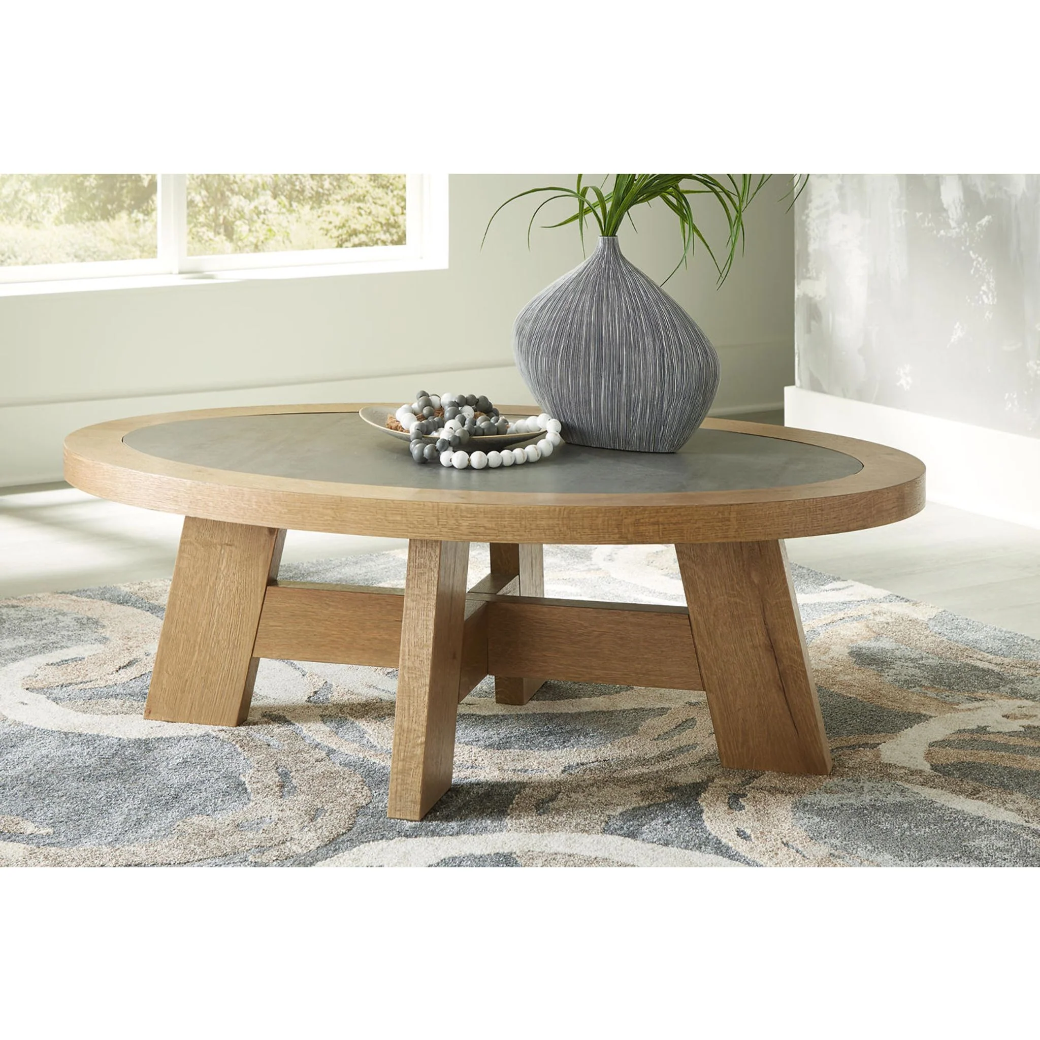 Brinstead Oval Coffee Table - Image 6
