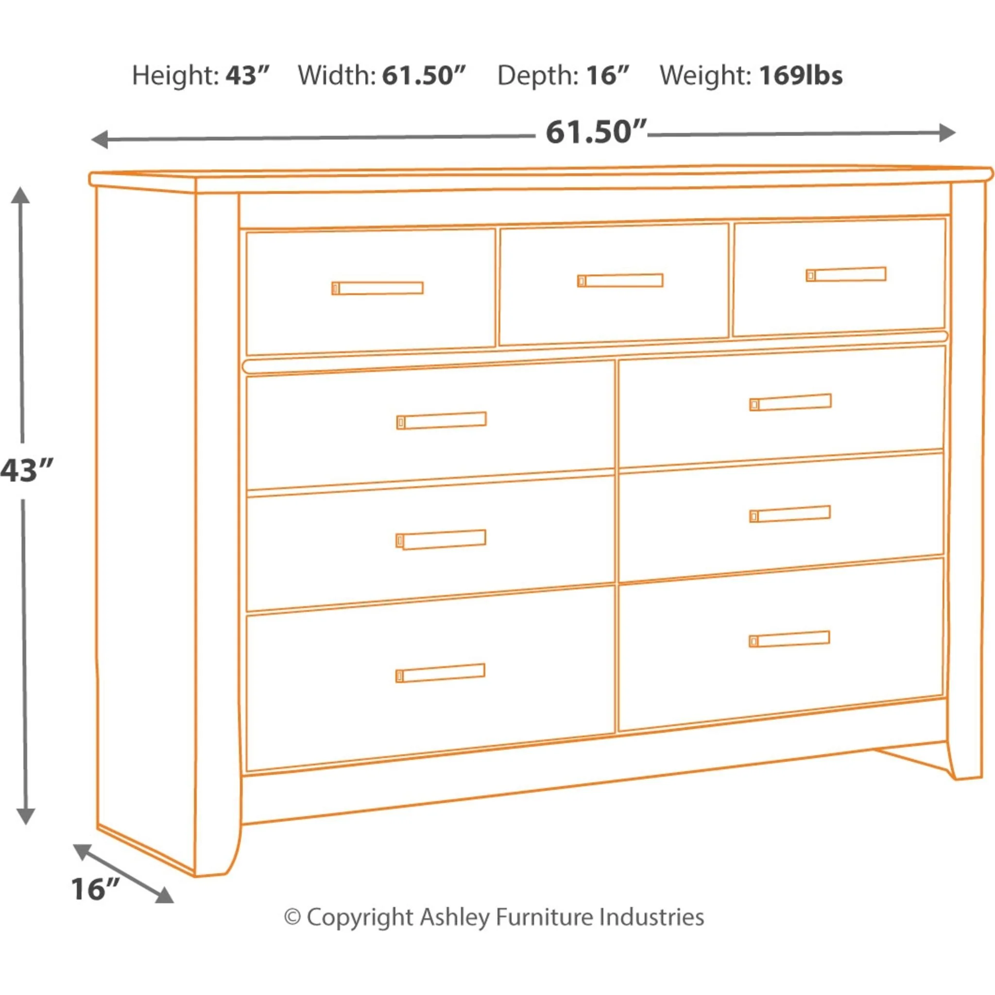 Brinxton Dresser - Image 4
