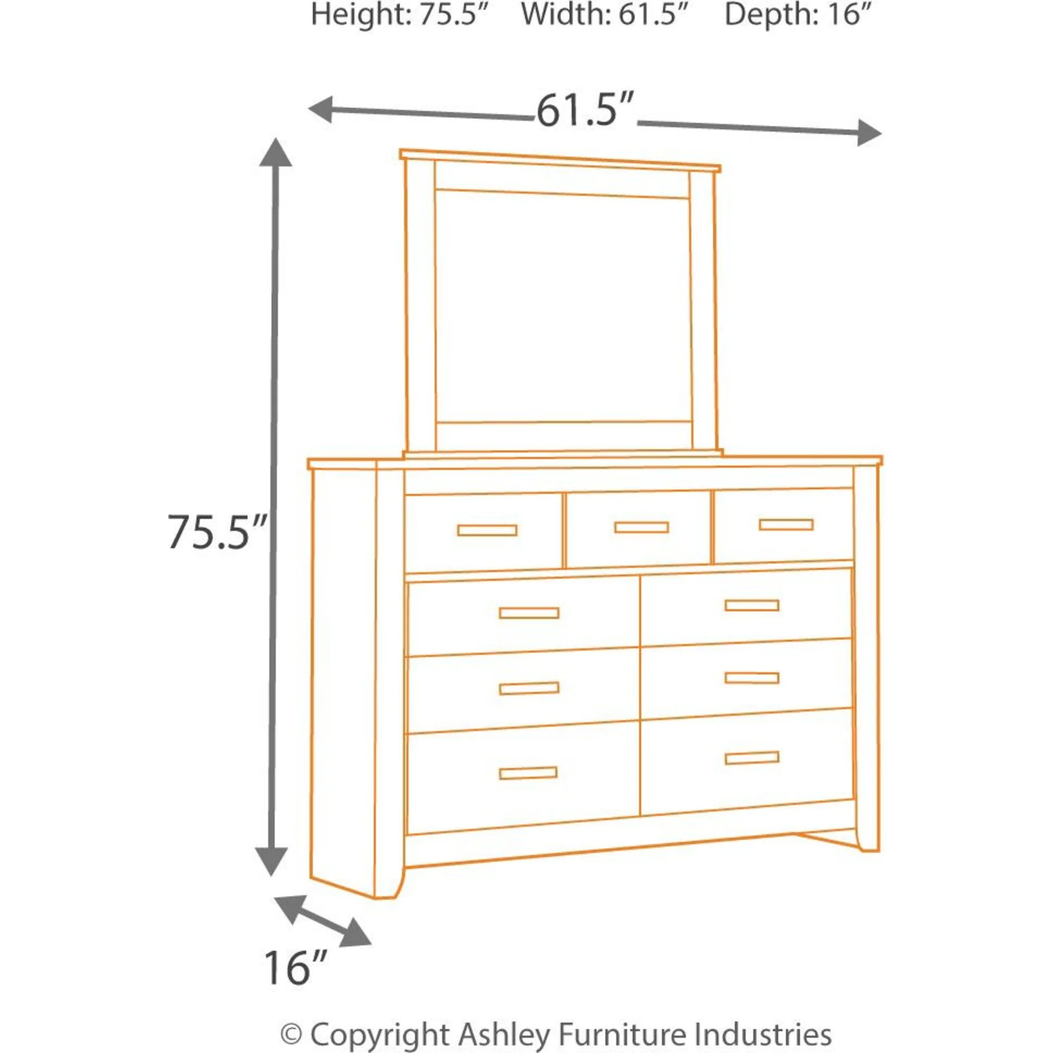 Brinxton Dresser - Image 8