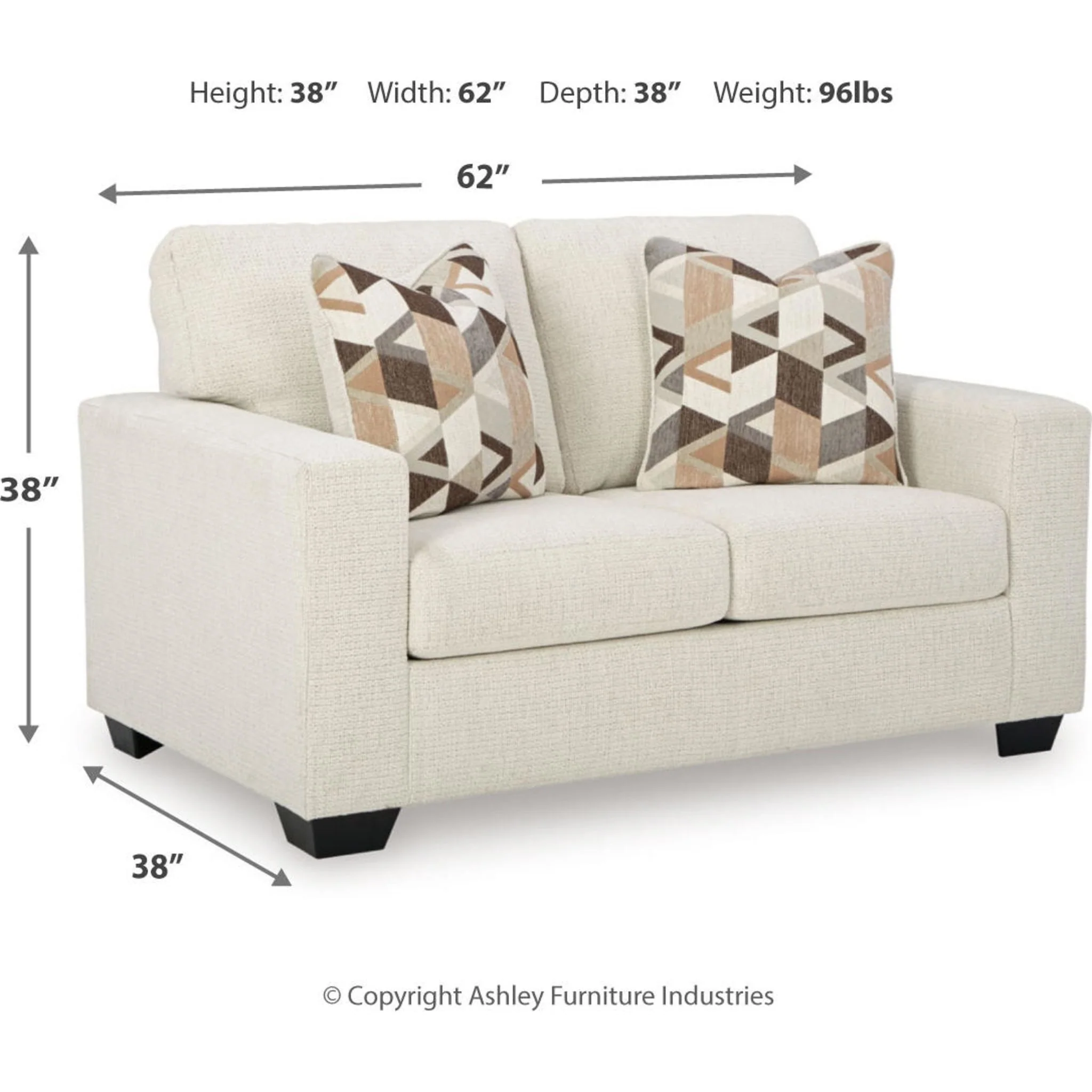 Bristaview-Exclusive Loveseat - Image 5