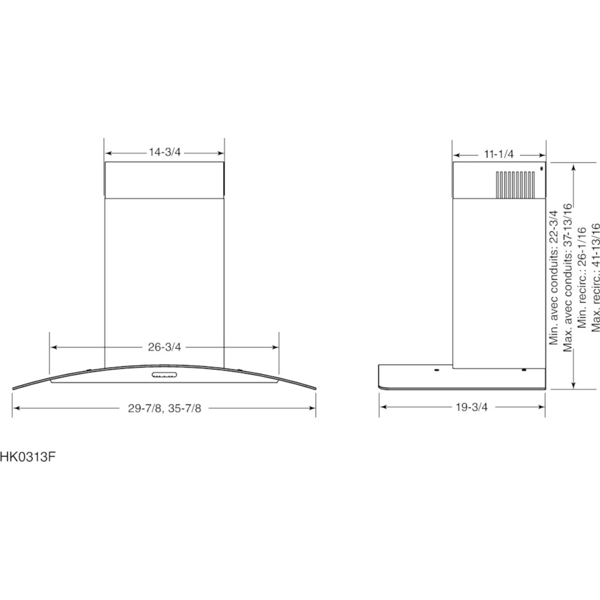 Broan Range Hood (EW4630SS) - Stainless Steel - Image 14