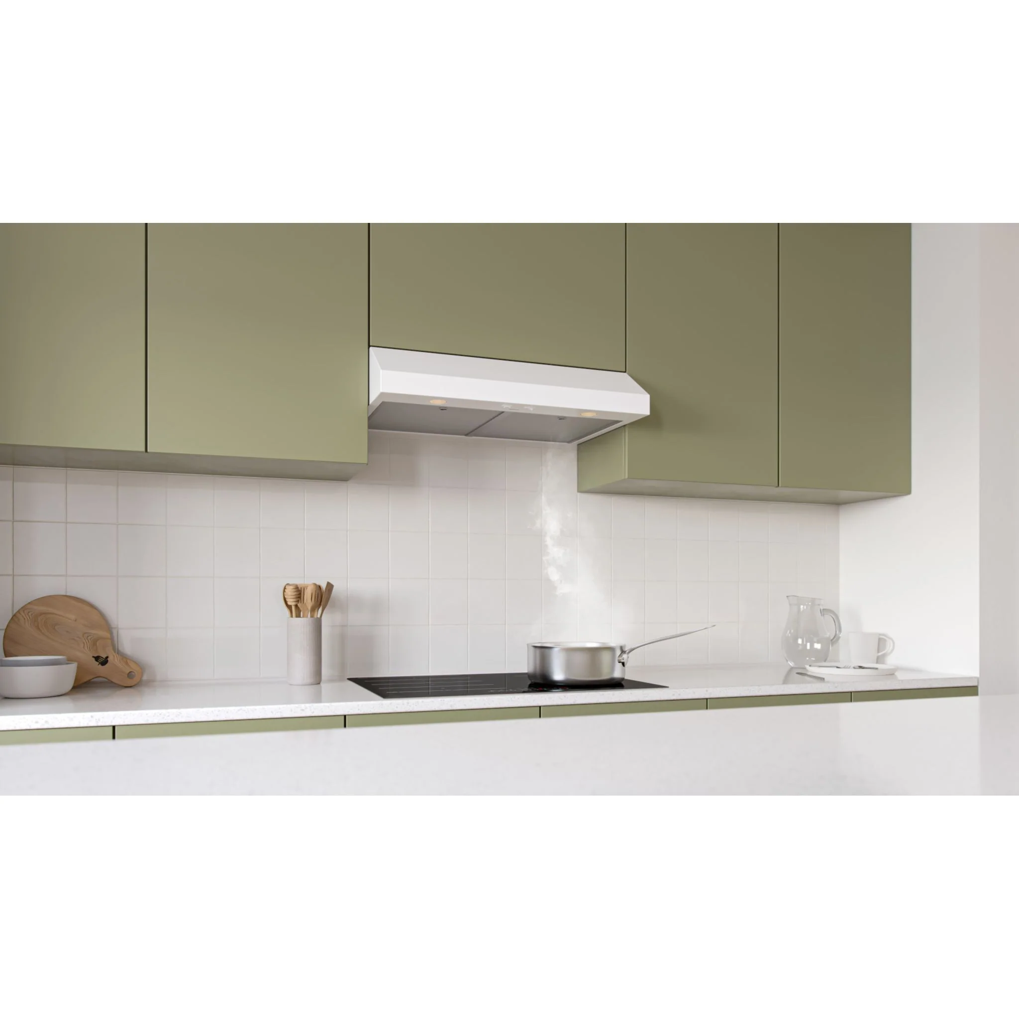 Broan Range Hood (GLA1303WW) - White - Image 6
