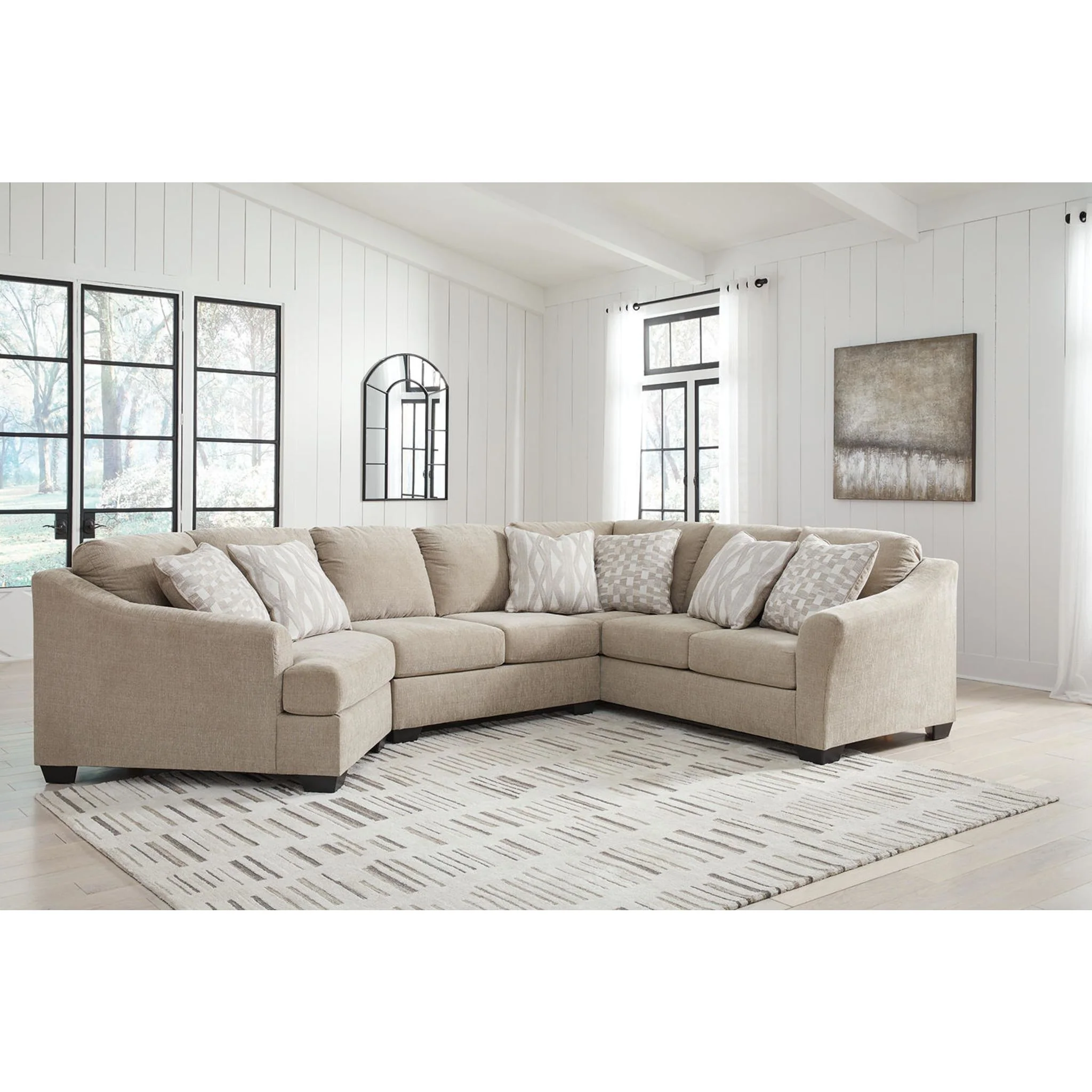 Brogan Bay 3 Piece Sectional with Cuddler - Image 3