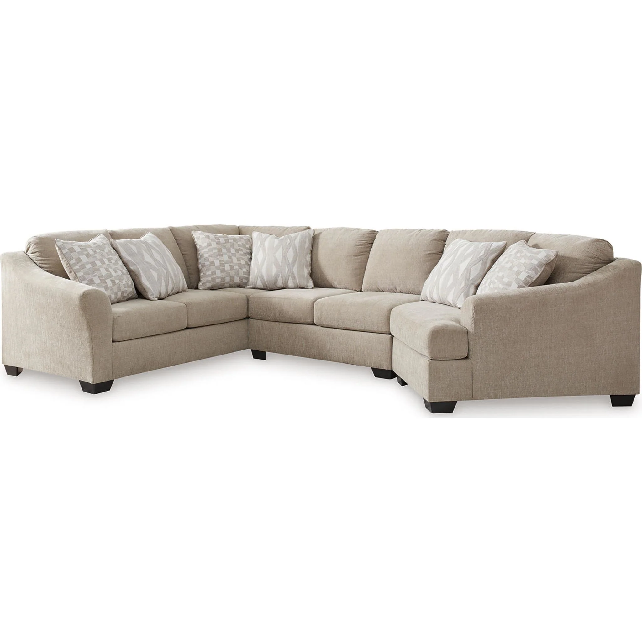 Brogan Bay 3 Piece Sectional with Cuddler - Image 7