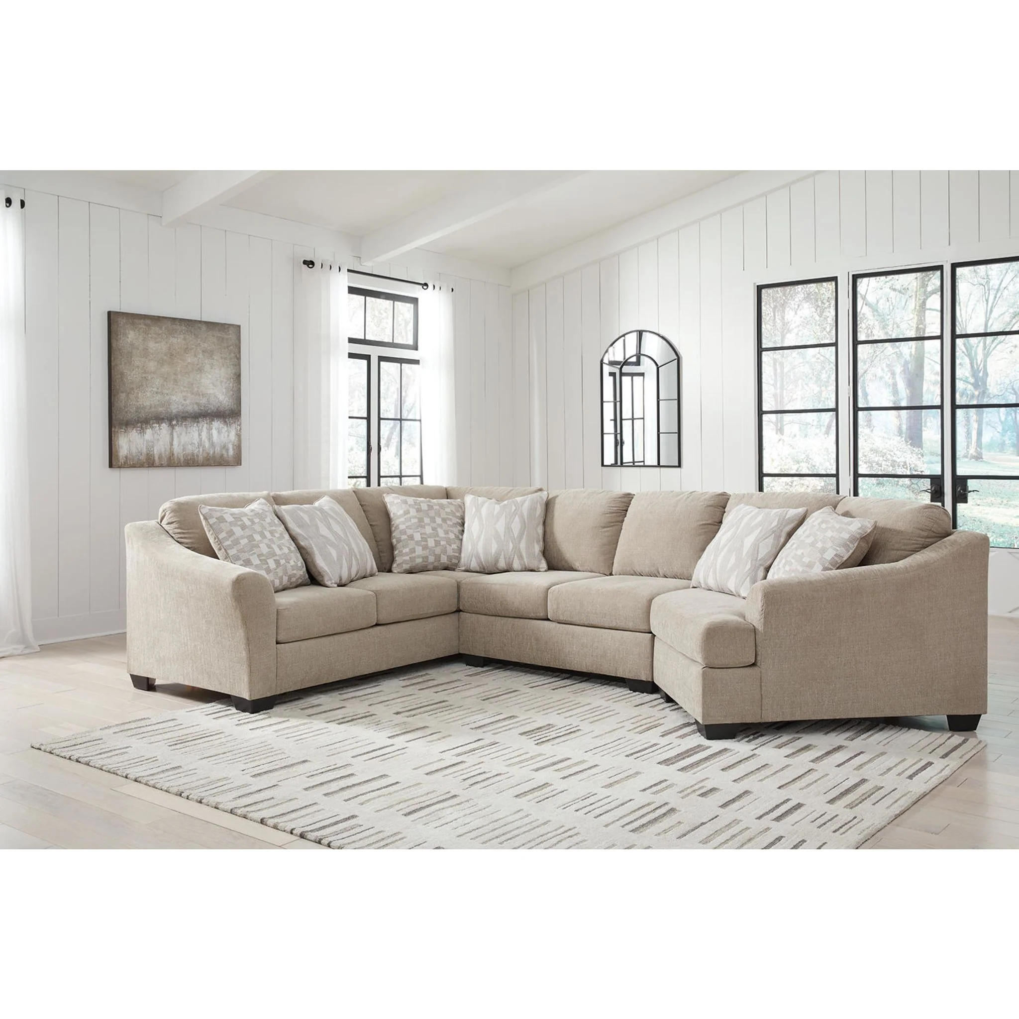 Brogan Bay 3 Piece Sectional with Cuddler - Image 8