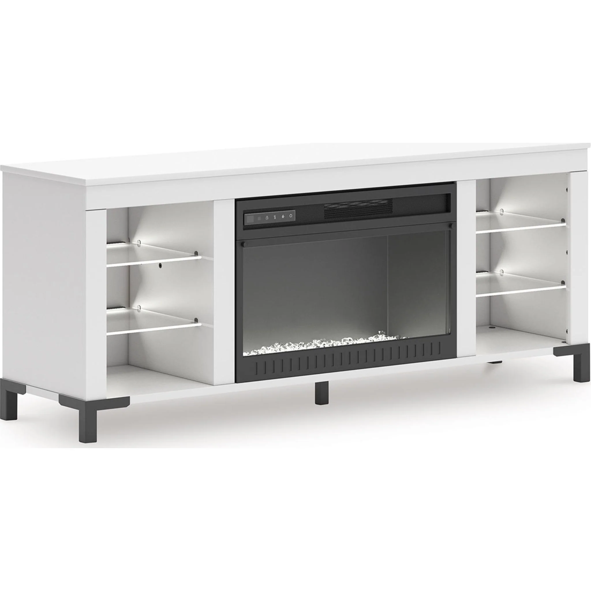 Brollevi TV Stand with Fireplace - Image 10