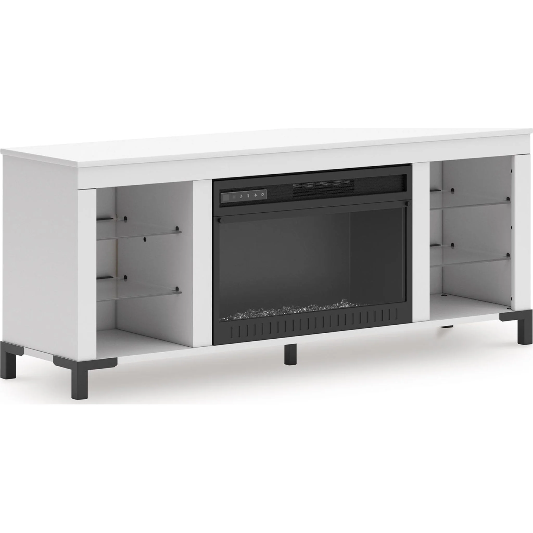 Brollevi TV Stand with Fireplace - Image 14