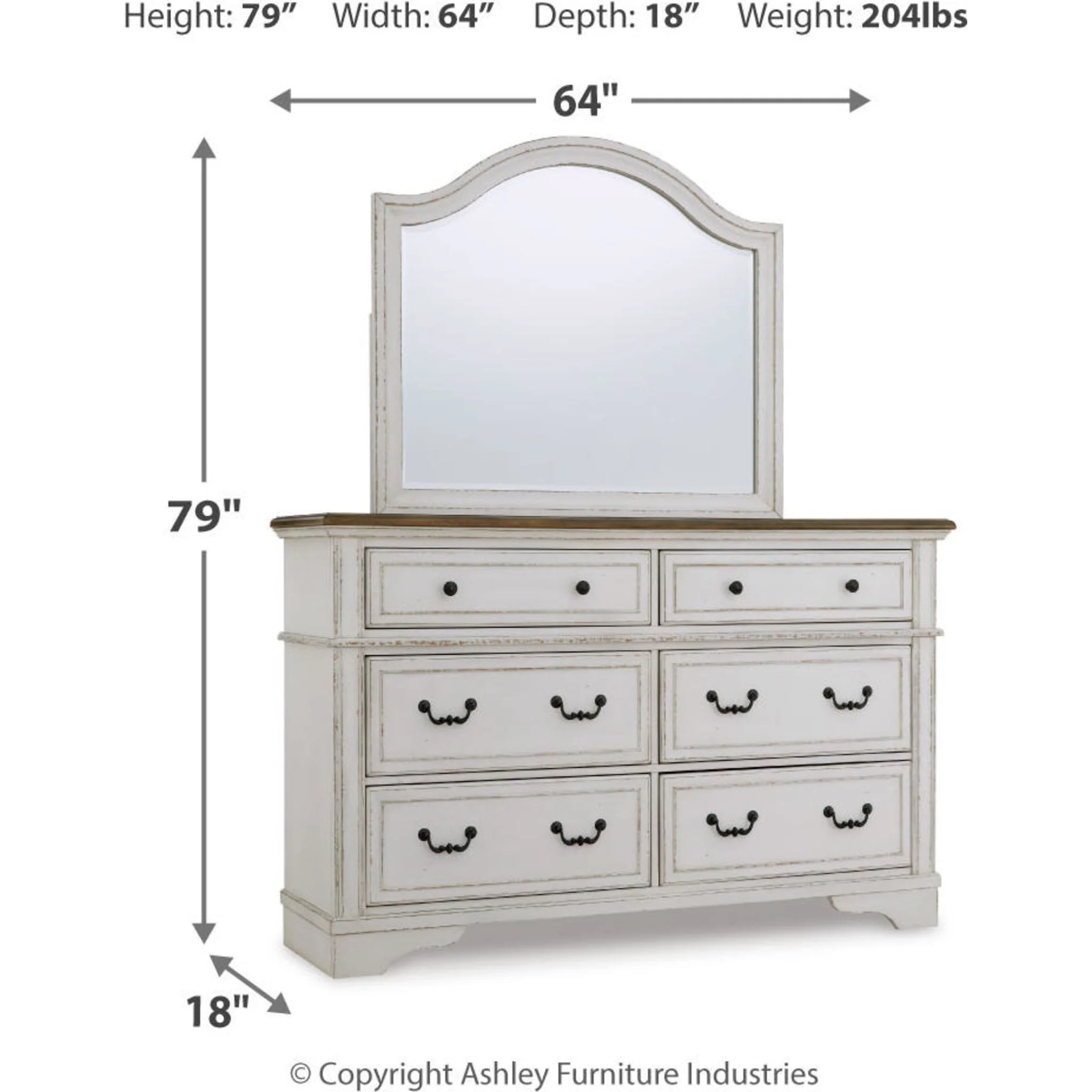 Brollyn 5 Piece Panel Bedroom - Image 20