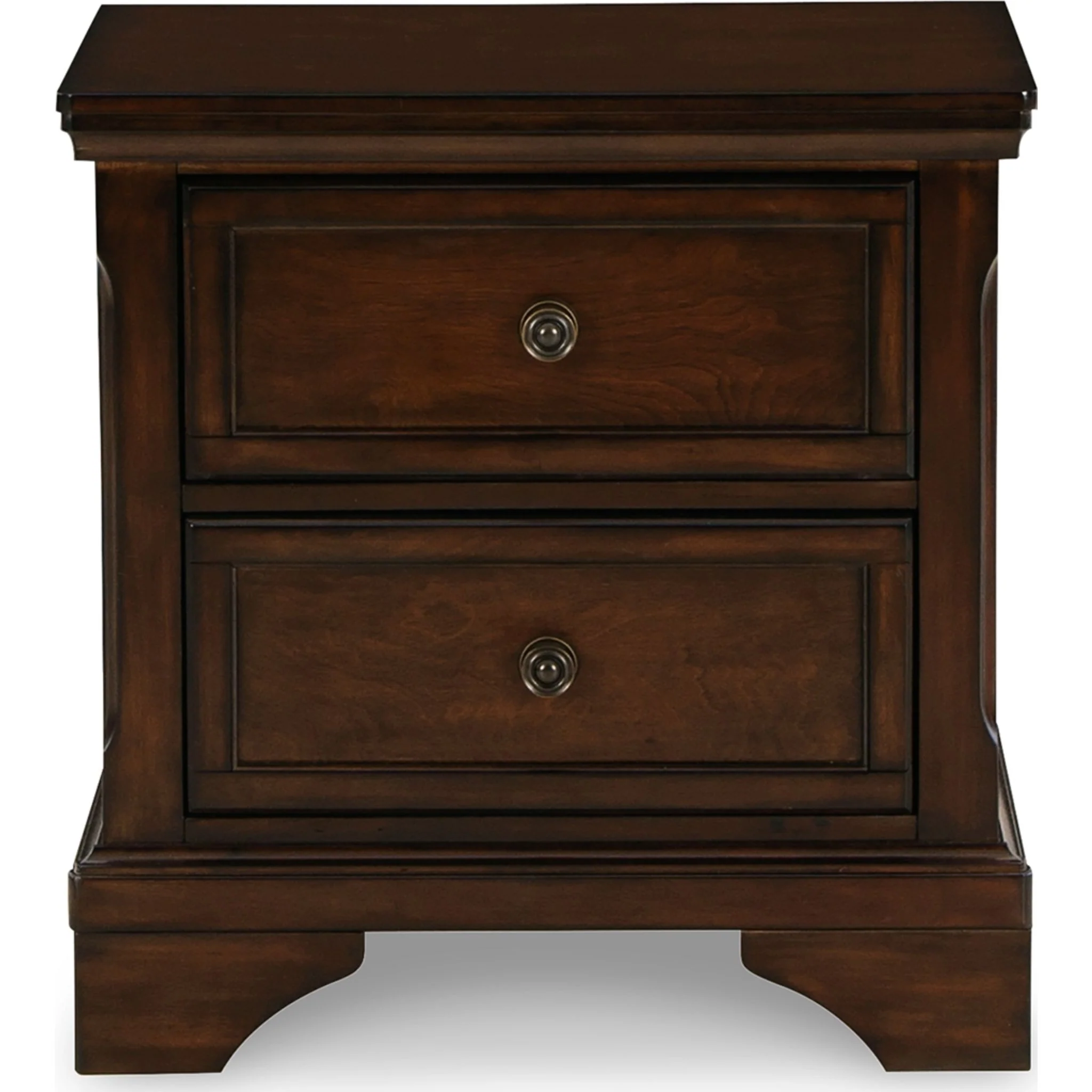 Brookbauer Two Drawer Nightstand - Image 4
