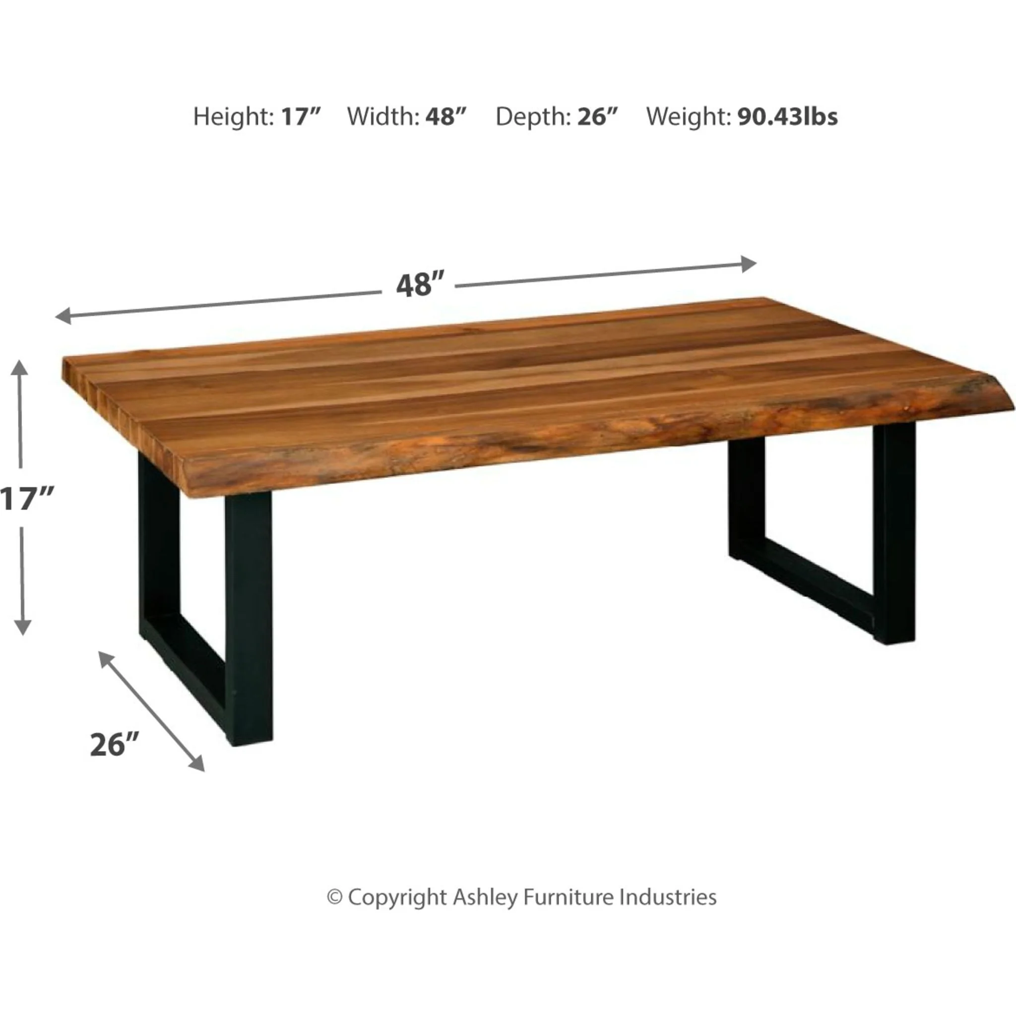 Brosward Rectangle Cocktail Table - Image 4