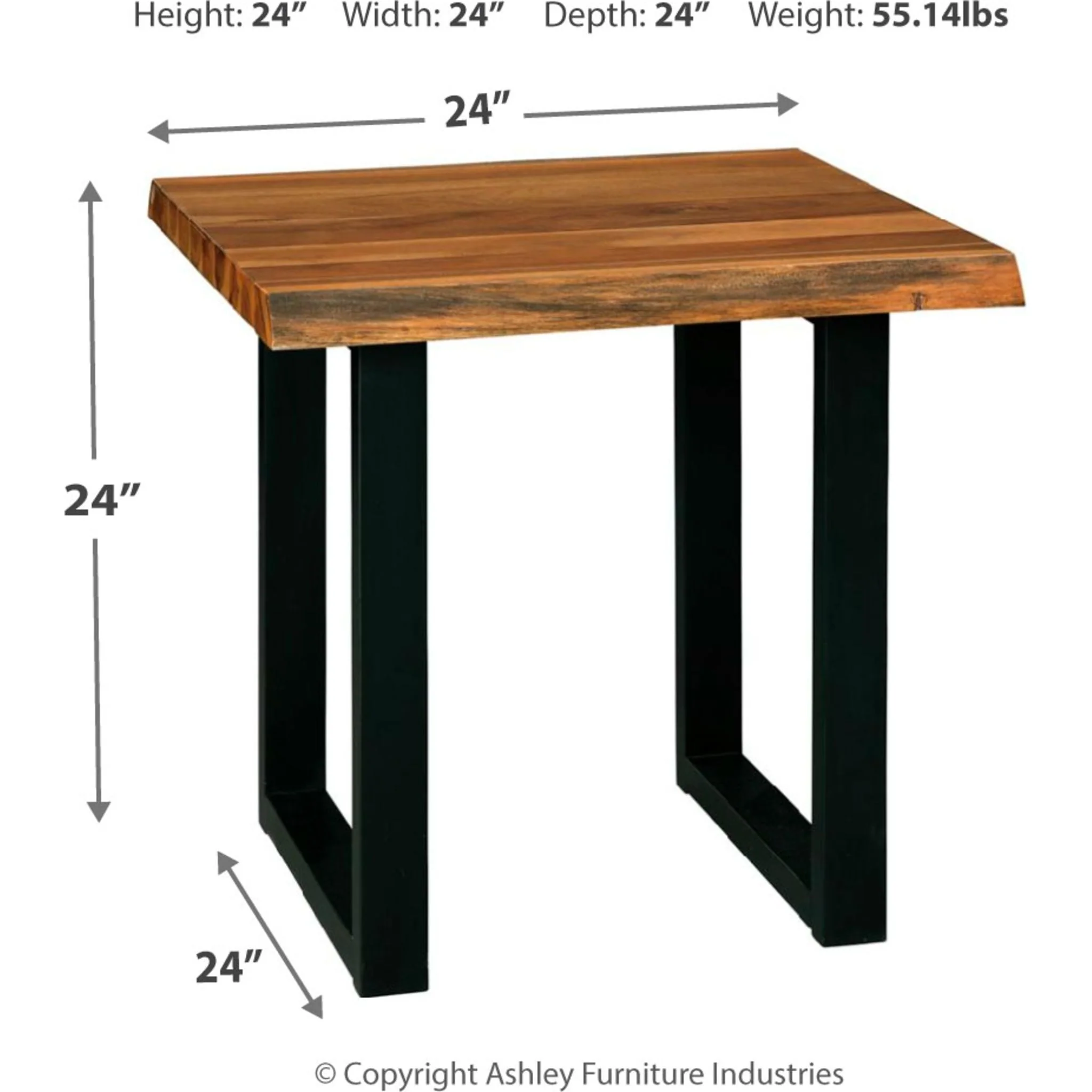 Brosward Square End Table - Image 4