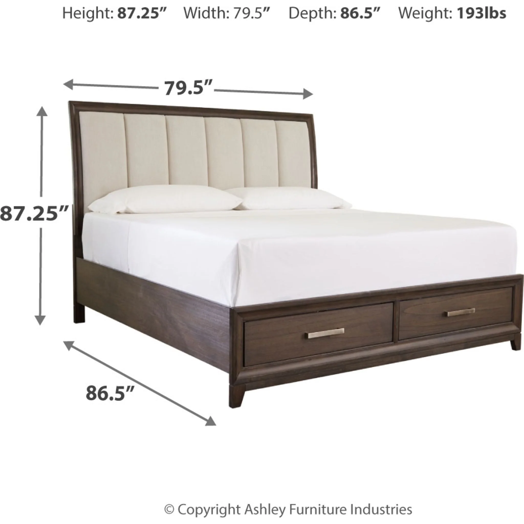 Brueban 5 Piece Storage Bedroom - Image 15