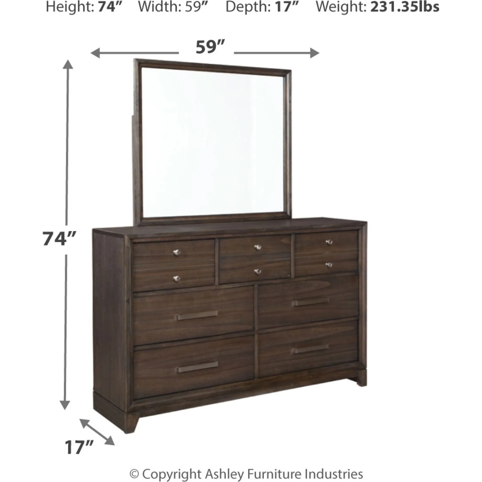 Brueban 5 Piece Storage Bedroom - Image 6