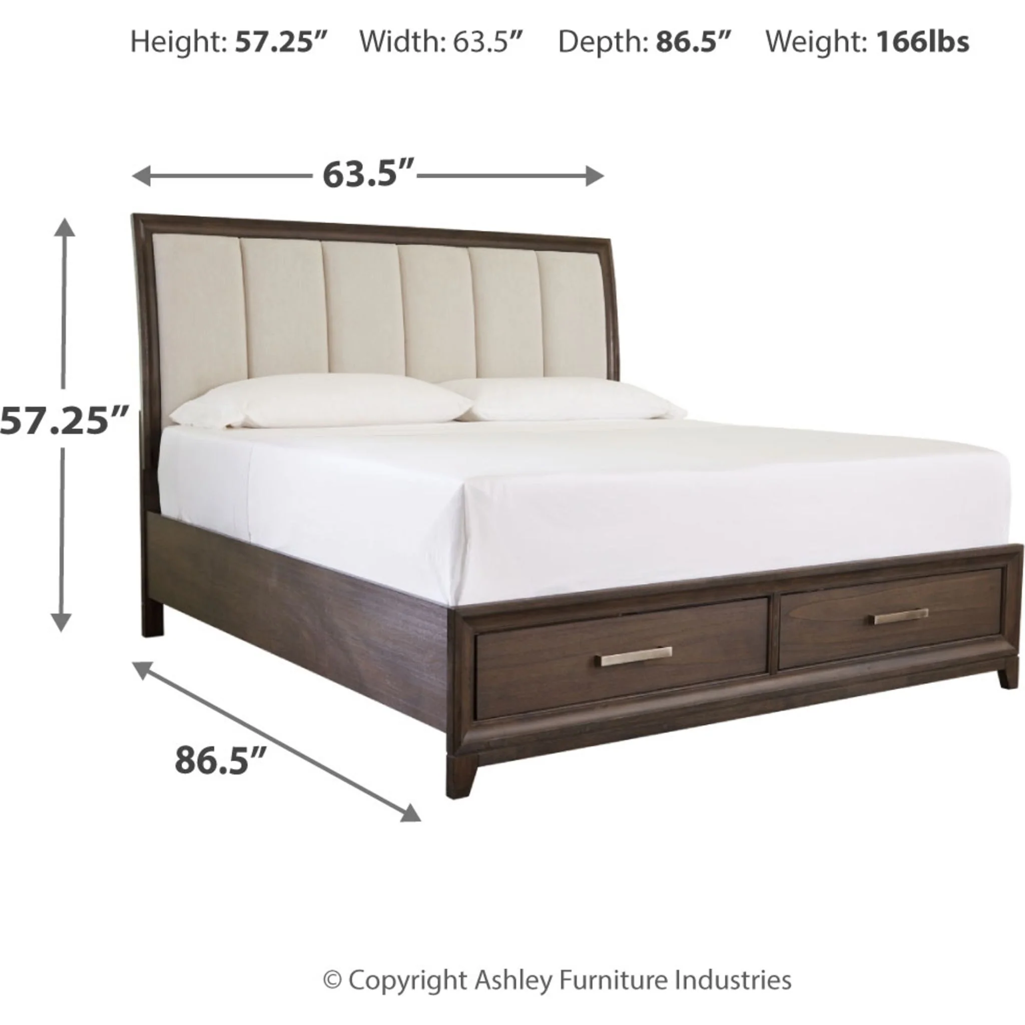 Brueban 5 Piece Storage Bedroom - Image 7