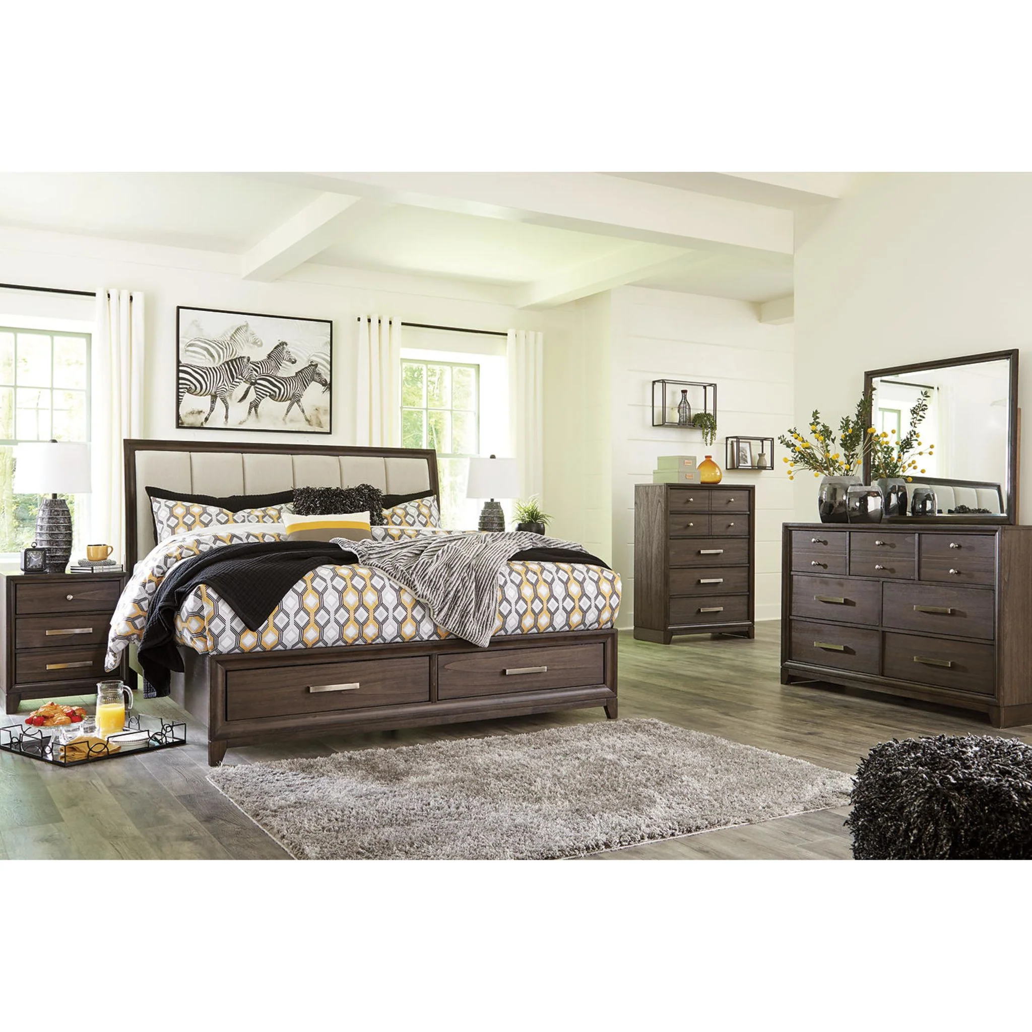 Brueban Dresser and Mirror - Image 10
