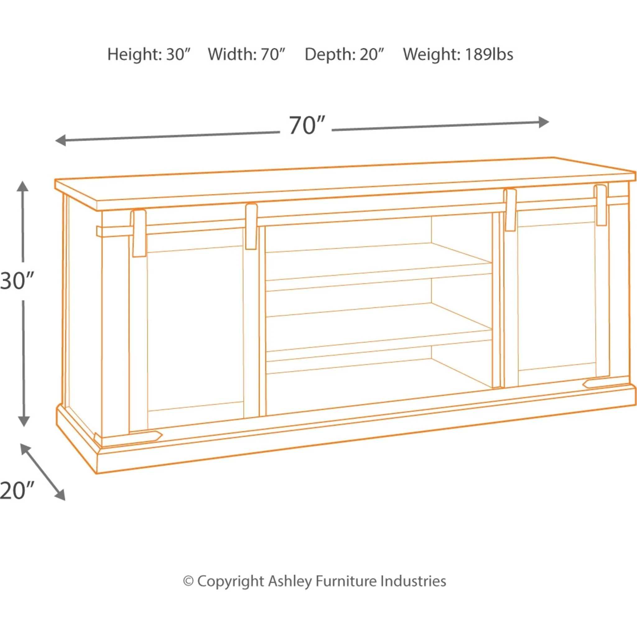 Budmore TV Stand - Image 4