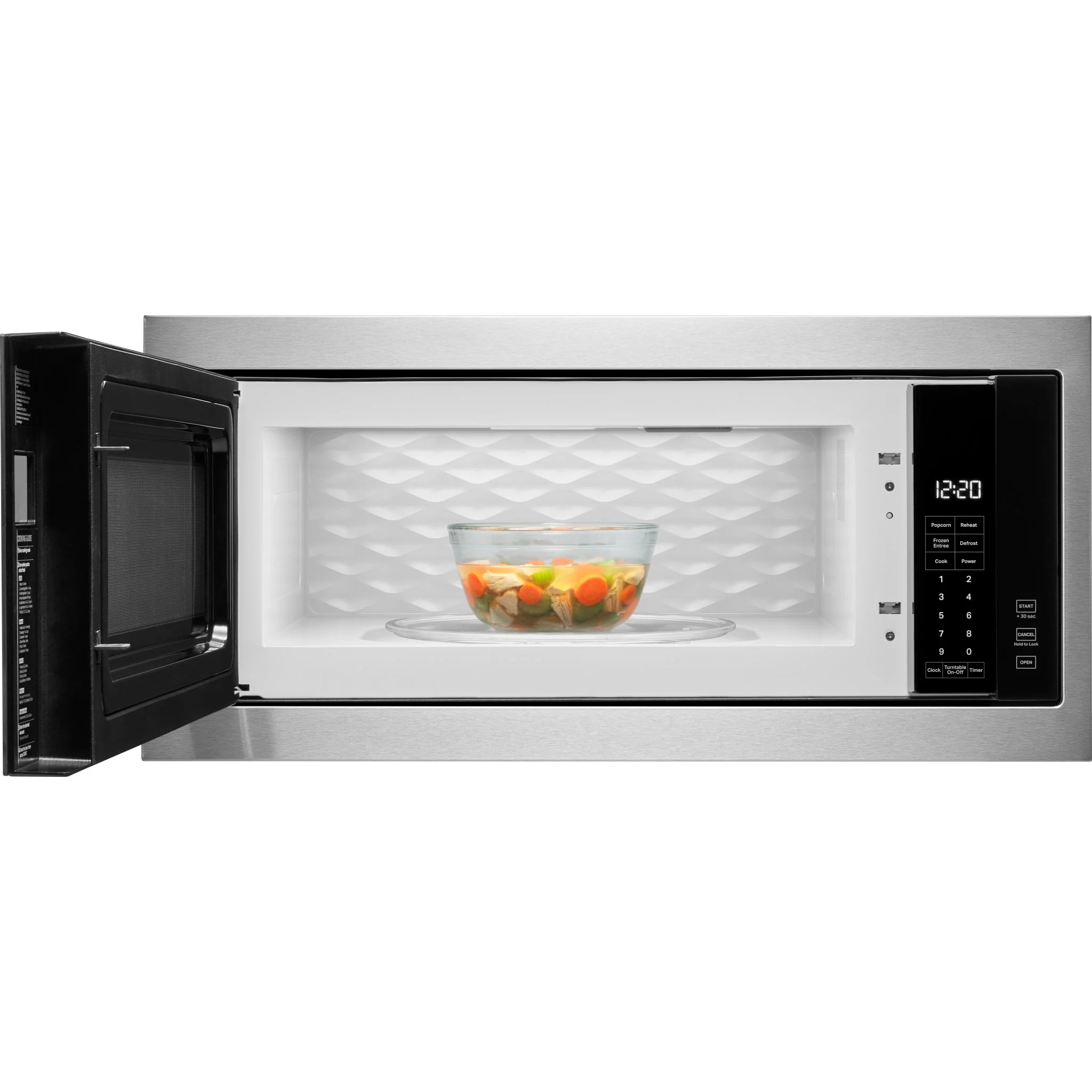 Whirlpool 1.1 cu. ft. Built-In Microwave with Slim Trim Kit - 14" Height -Stainless Steel (YWMT50011KS) - Image 3
