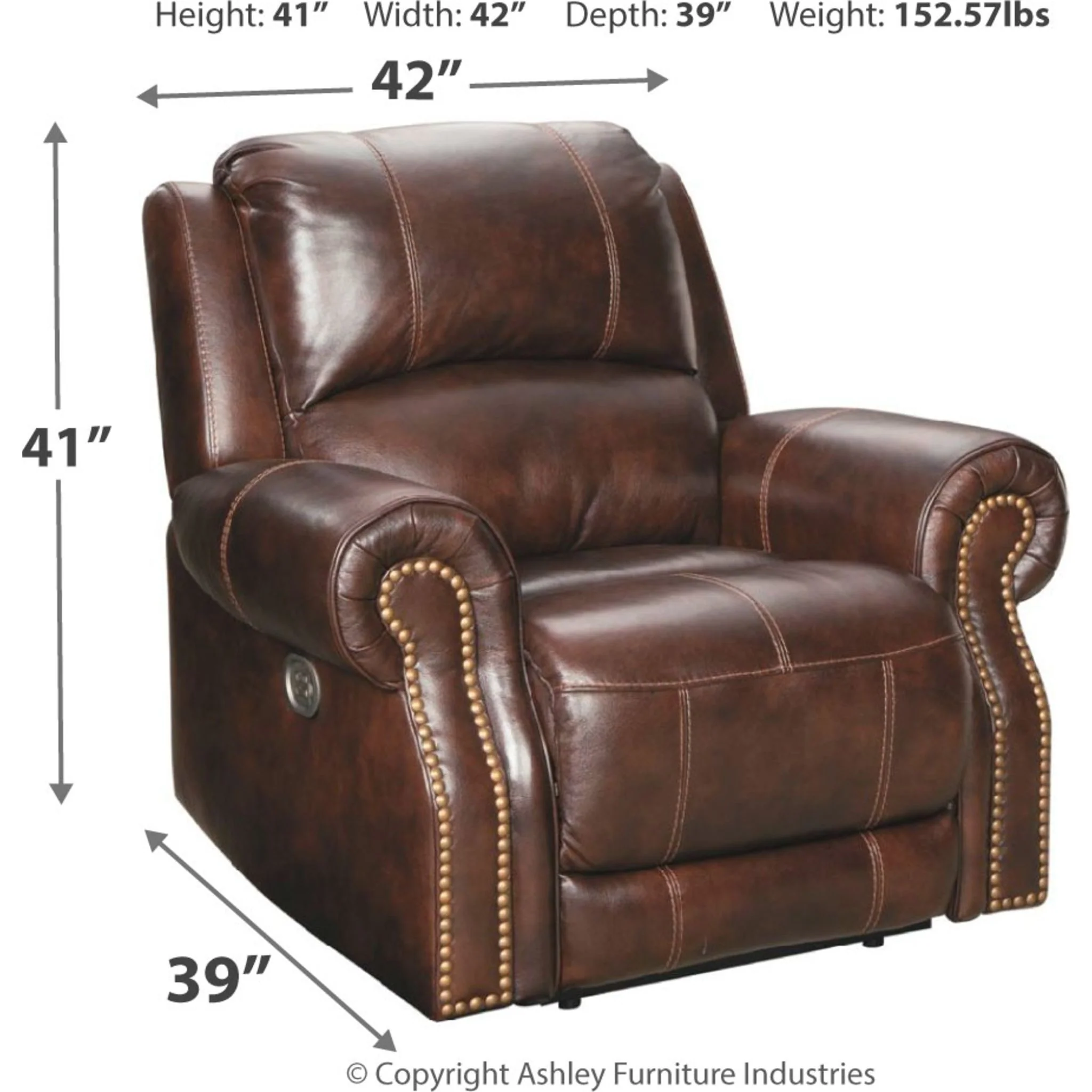 Buncrana Power Recliner with Adjustable Headrest - Image 4