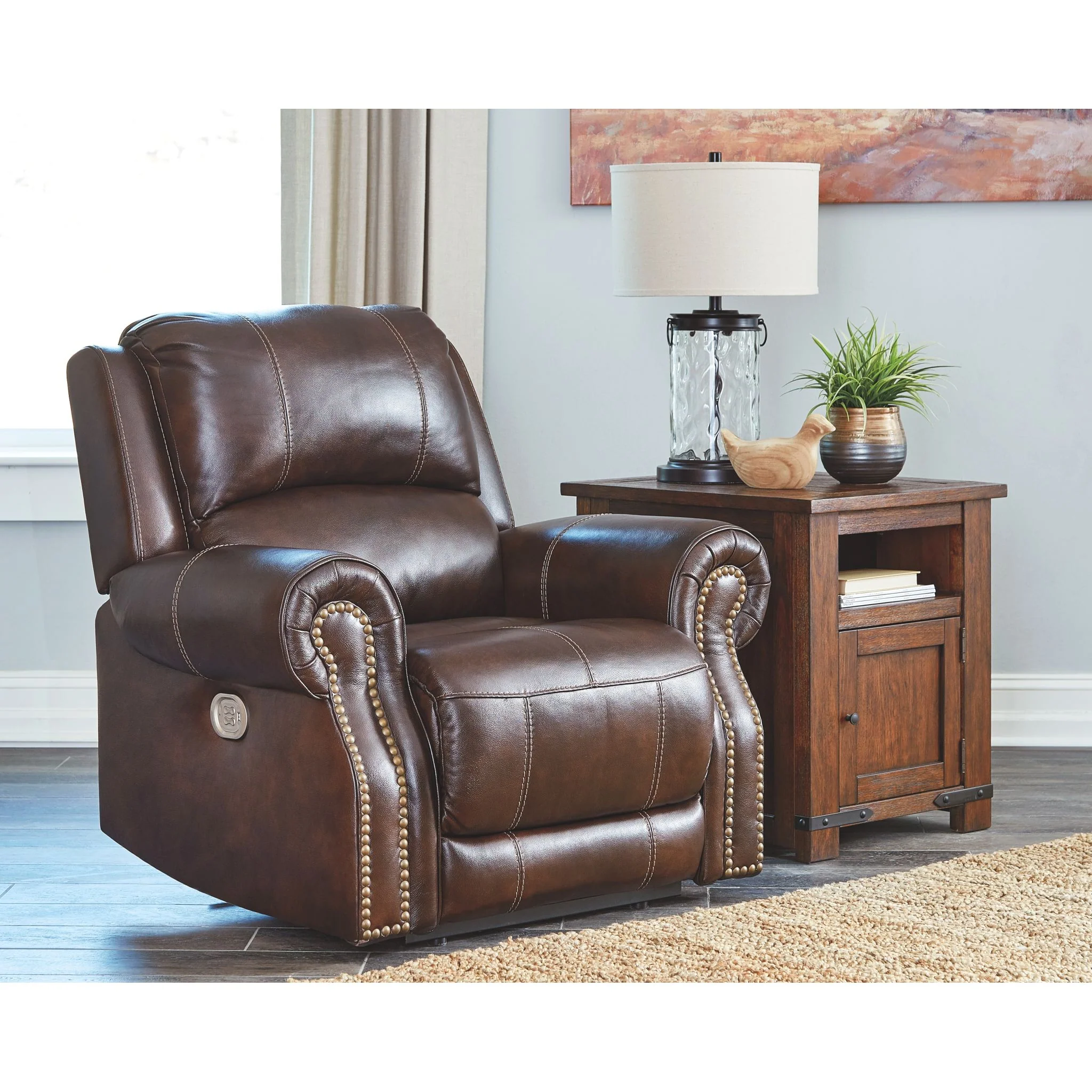 Buncrana Power Recliner with Adjustable Headrest - Image 5