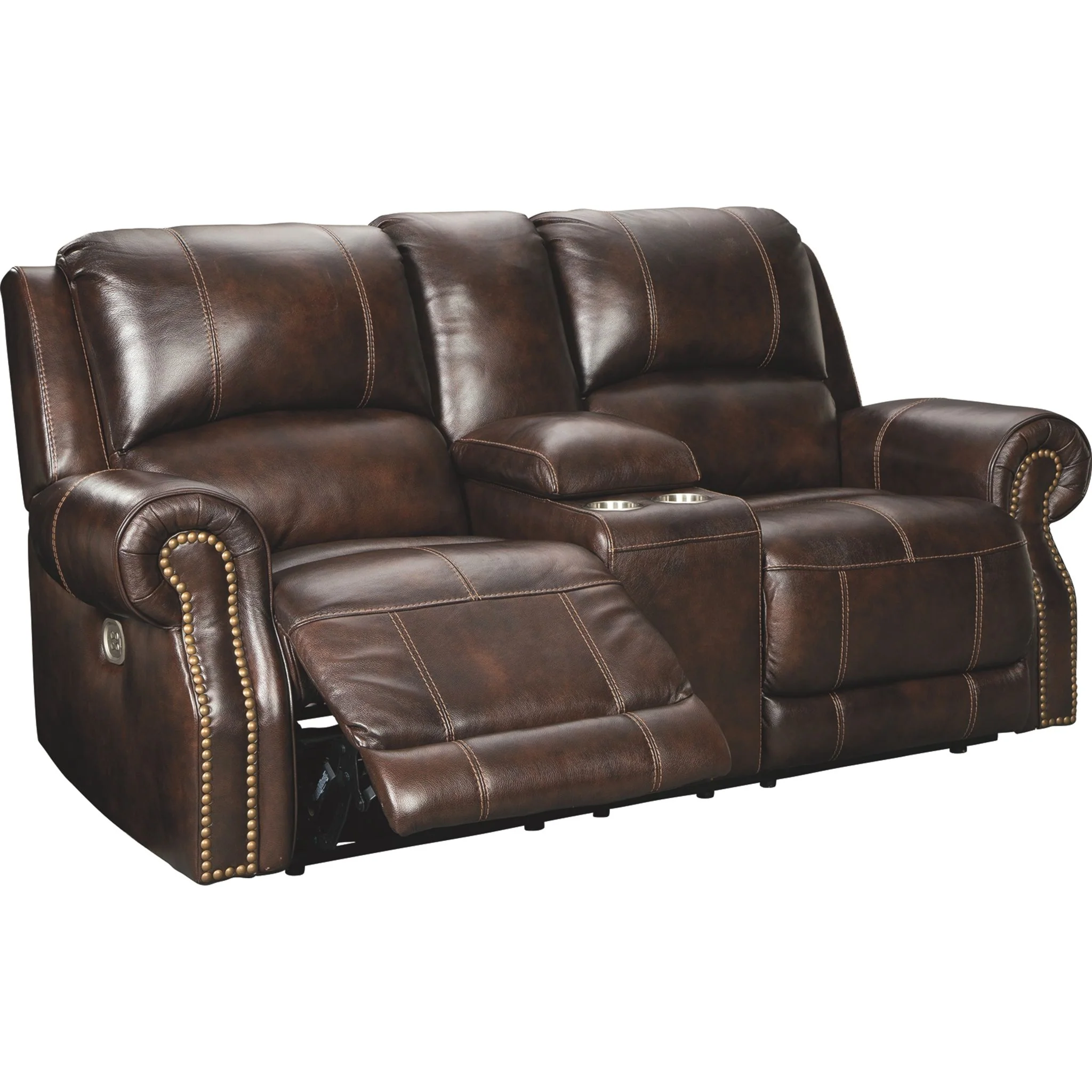 Buncrana Power Reclining Loveseat with Adjustable Headrest - Image 3