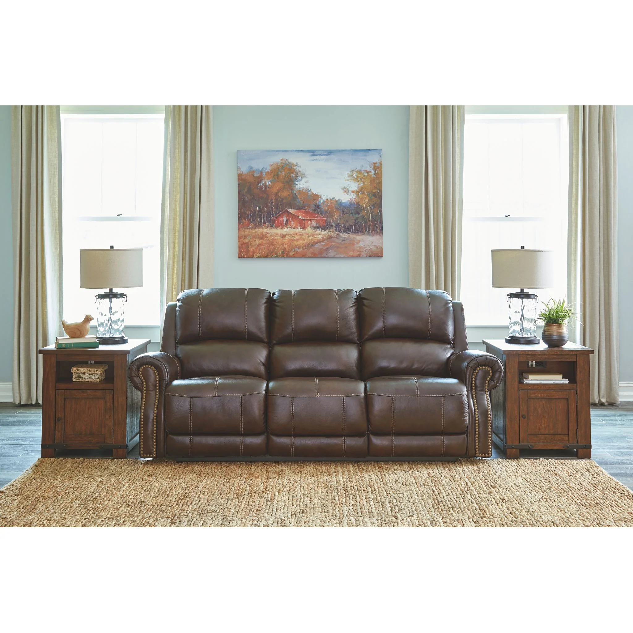 Buncrana Power Reclining Sofa with Adjustable Headrest - Image 3