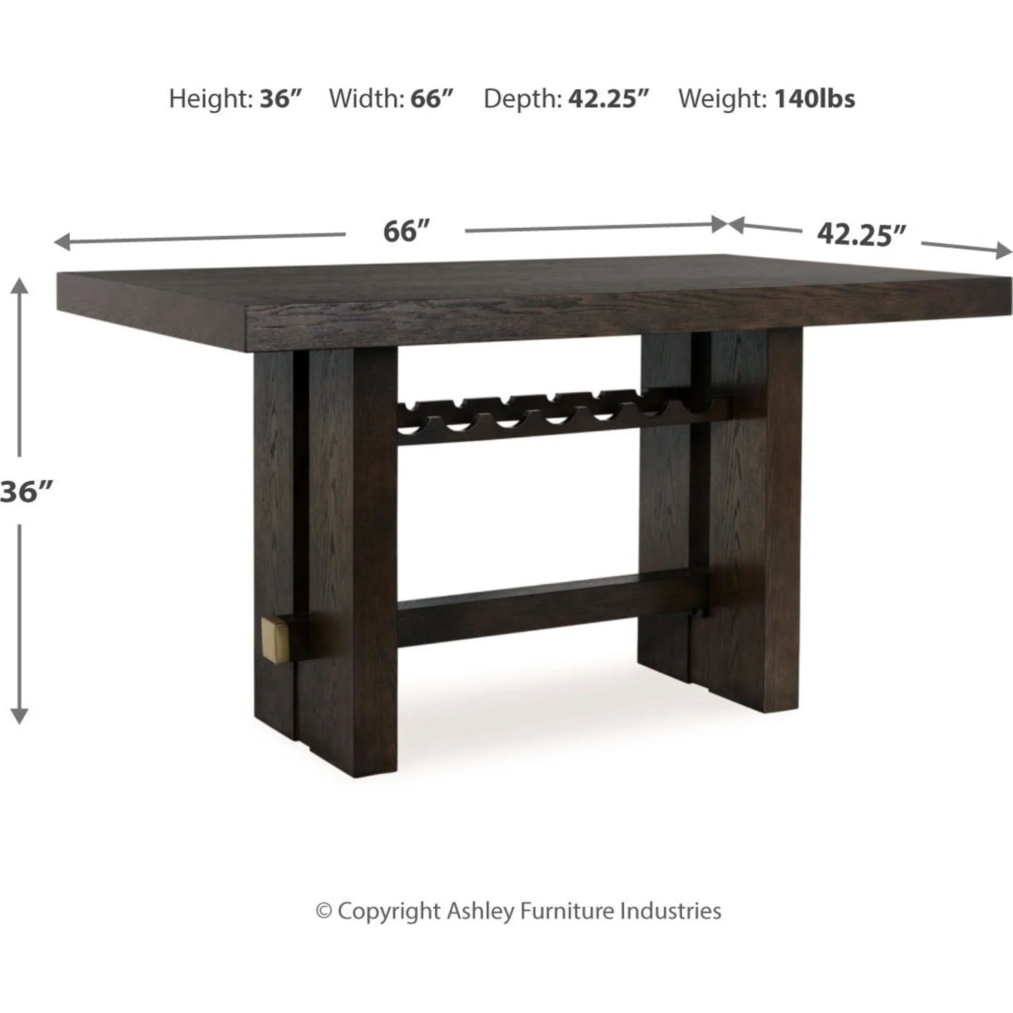 Burkhaus Counter Height Table - Image 5