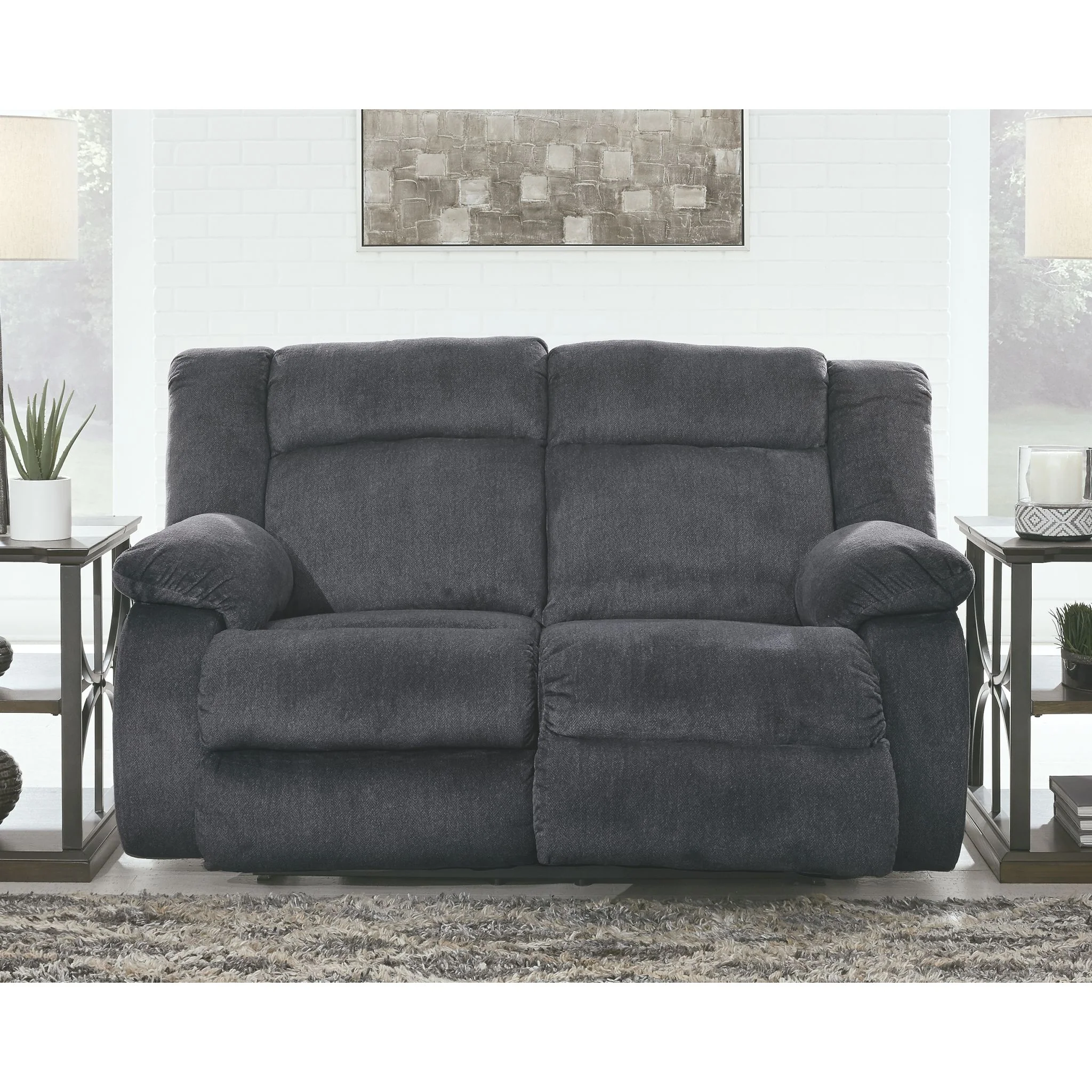 Burkner Reclining Loveseat with Power - Image 2