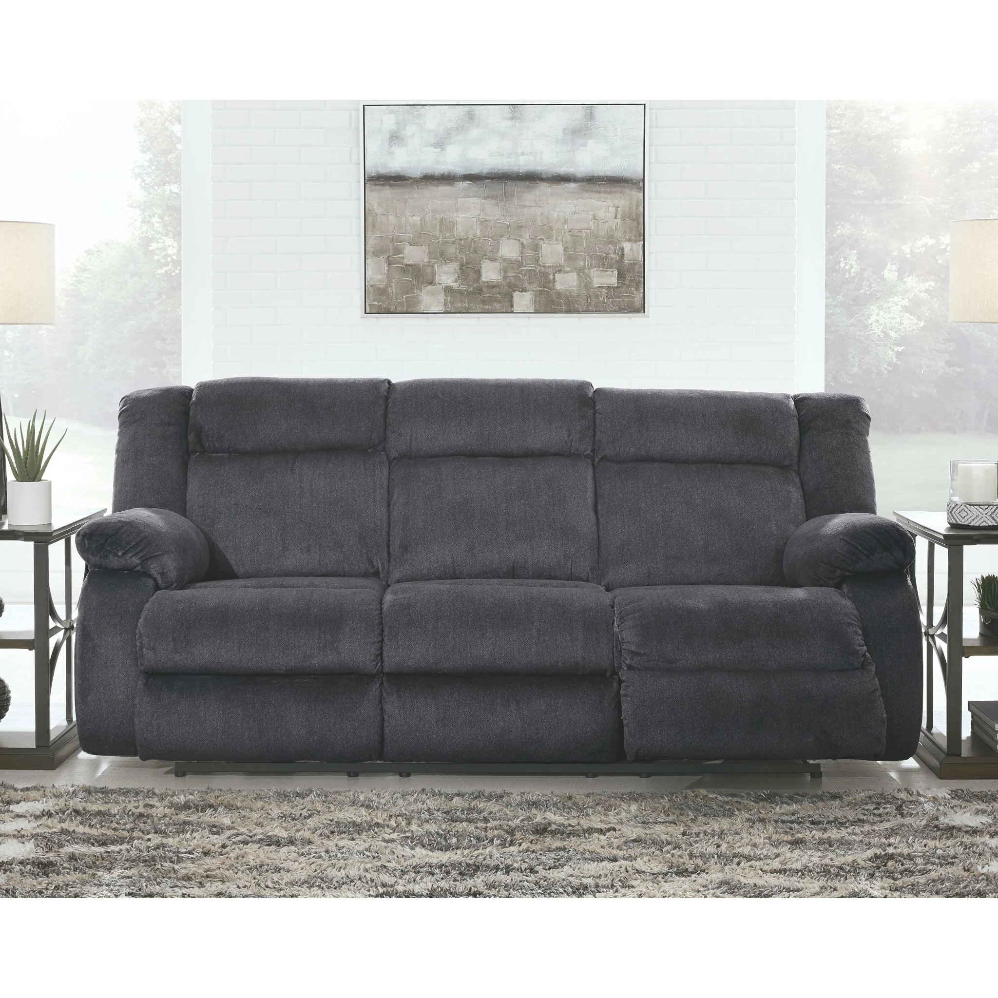 Burkner Reclining Sofa with Power - Image 2