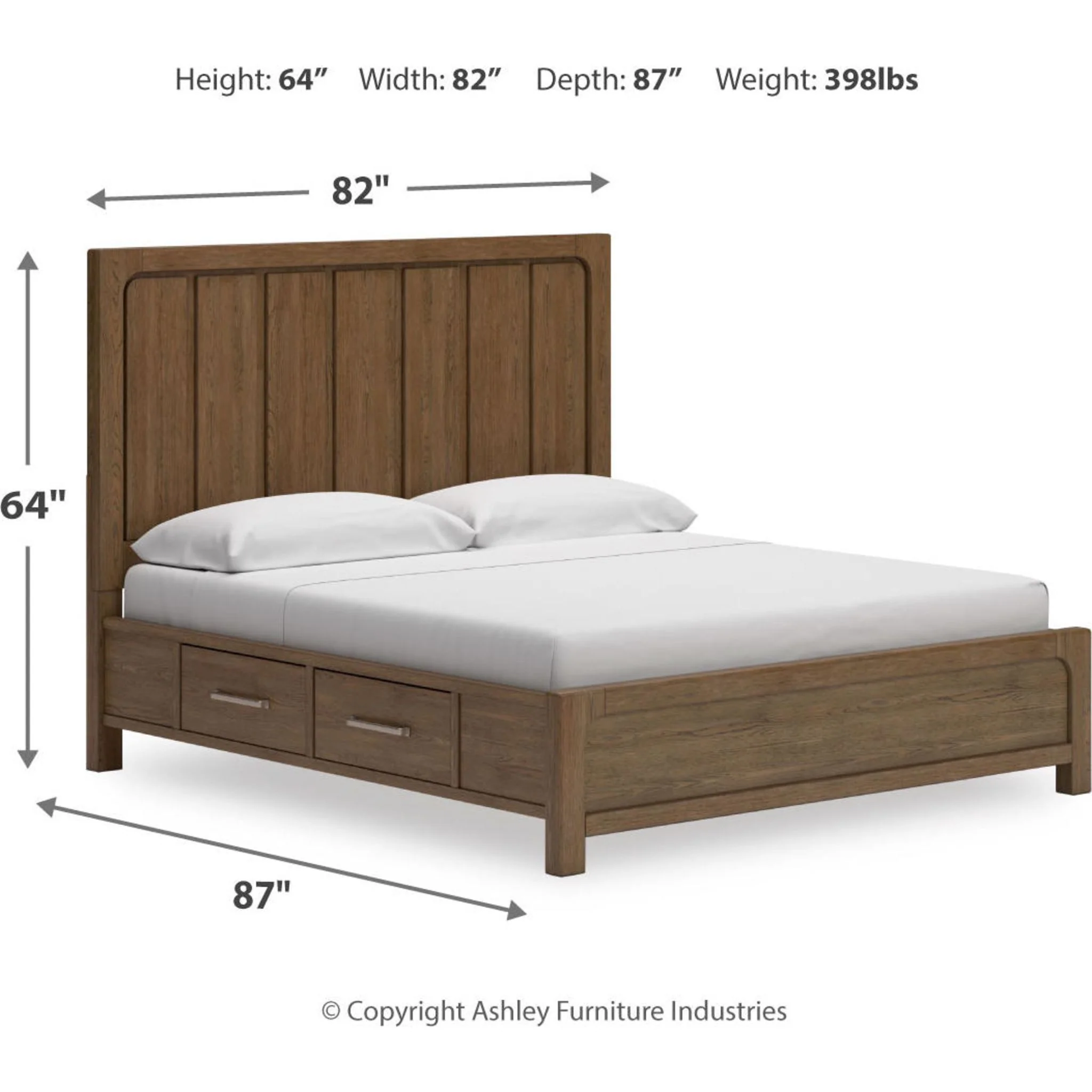Cabalynn 5 Piece King Storage Bedroom - Image 17