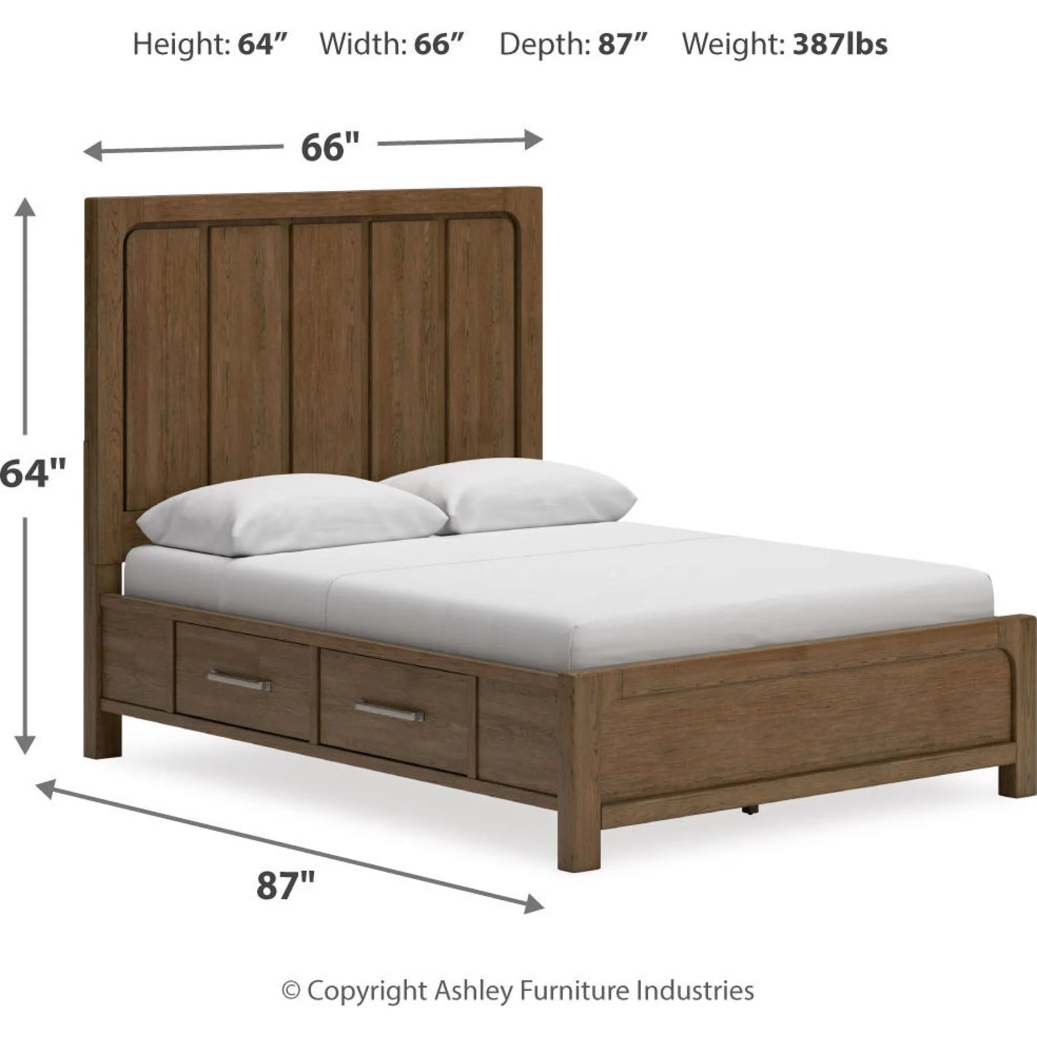 Cabalynn 5 Piece Queen Storage Bedroom - Image 15