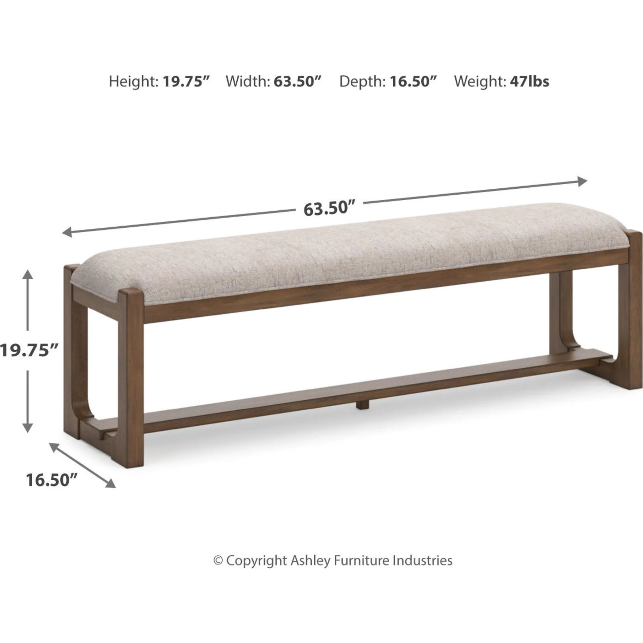 Cabalynn Dining Bench - Image 16