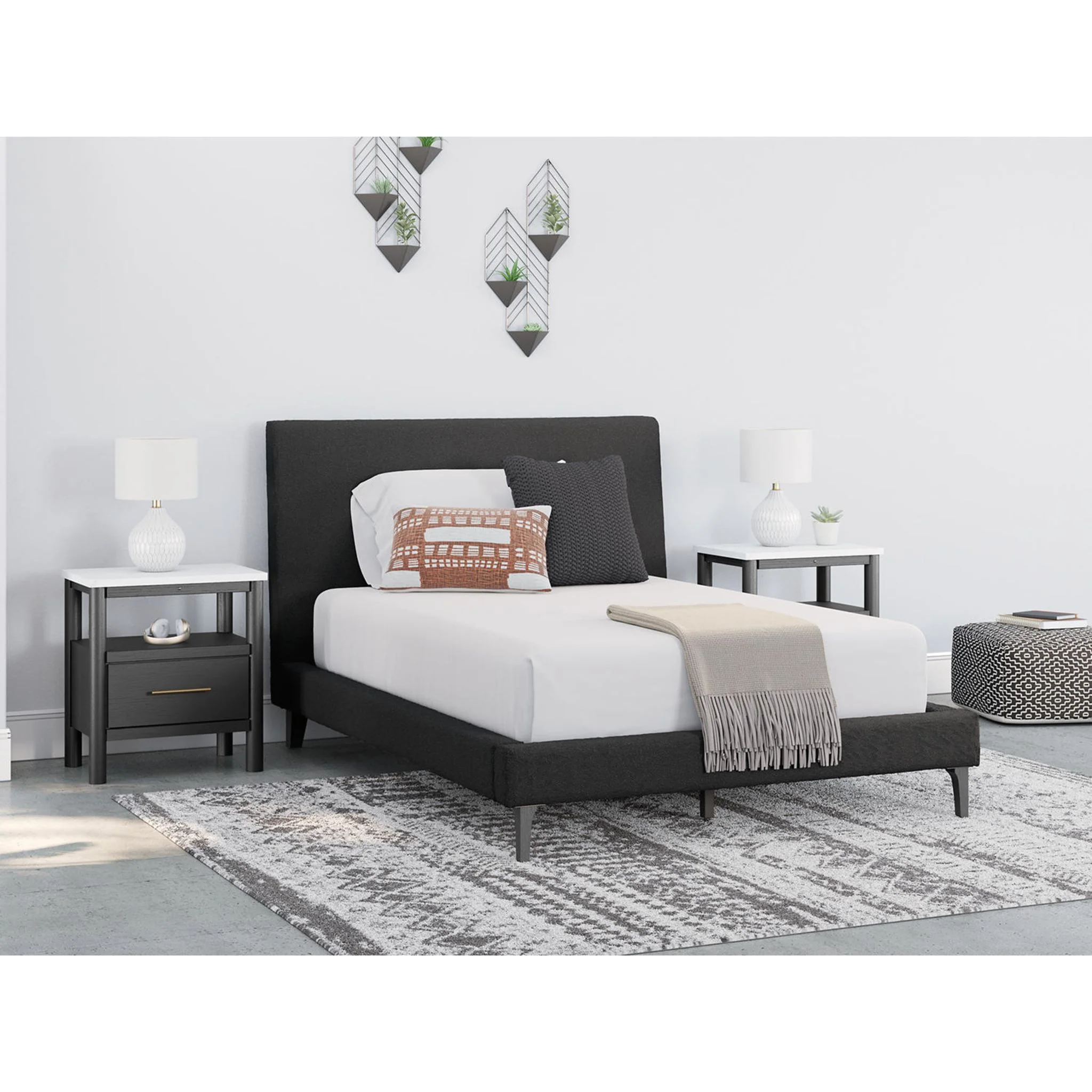 Cadmori 5 Piece Full Upholstered Bedroom - Image 2