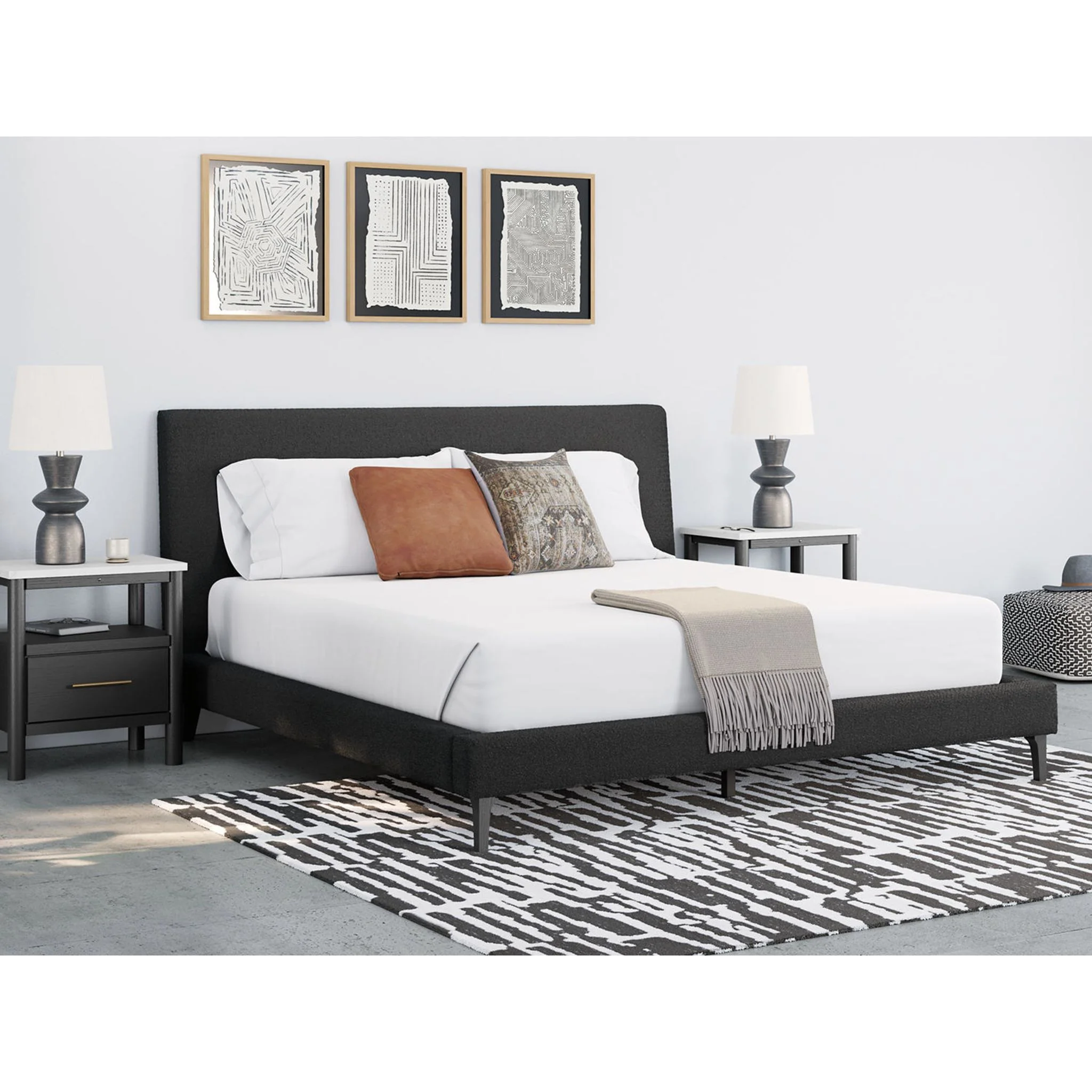 Cadmori 5 Piece King Upholstered Bedroom - Image 13