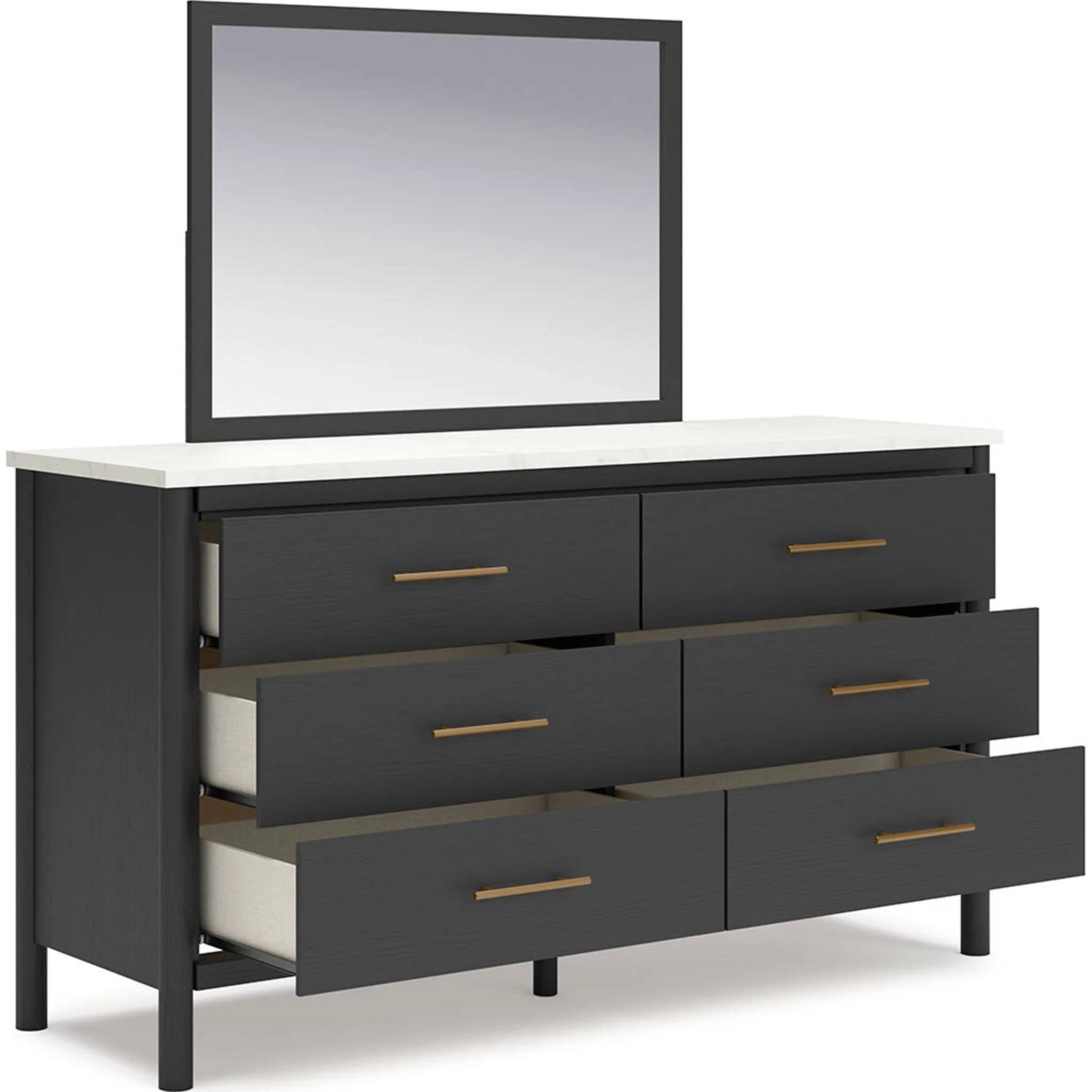 Cadmori 5 Piece Queen Upholstered Bedroom - Image 3