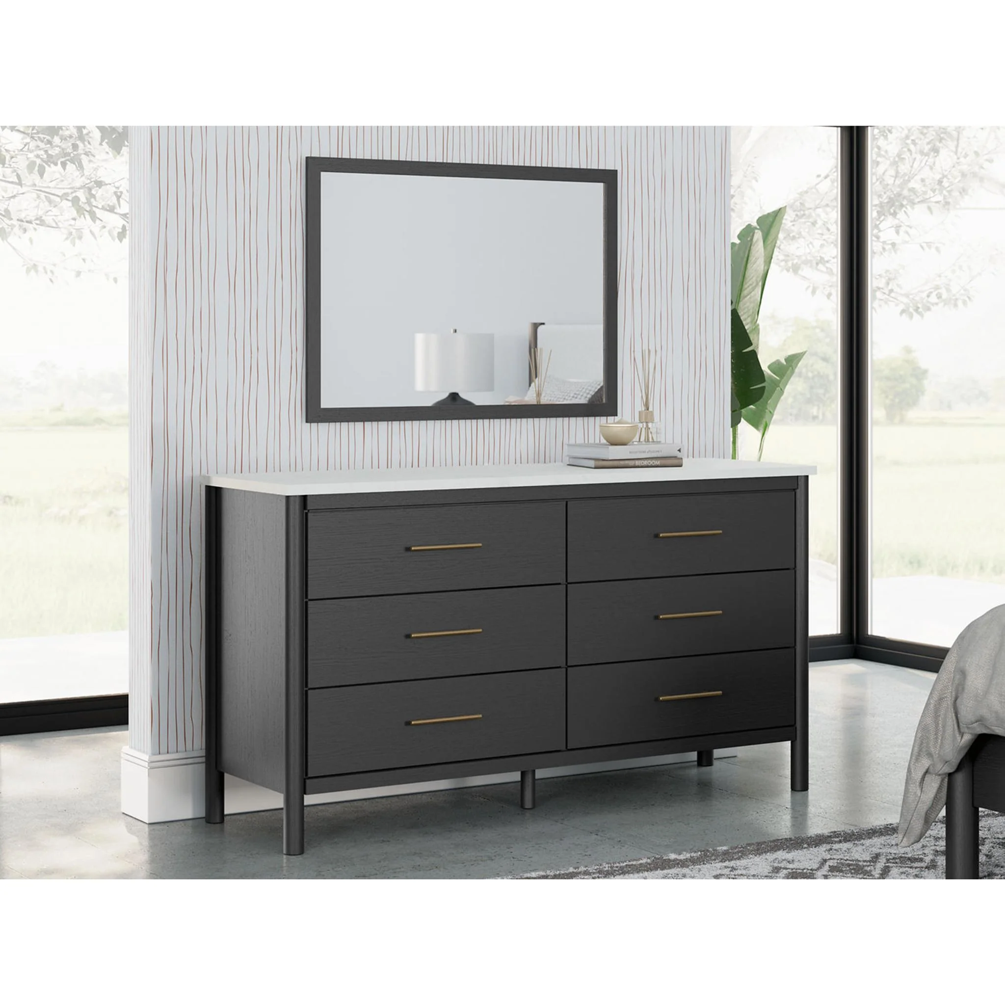 Cadmori 5 Piece Queen Upholstered Bedroom - Image 9