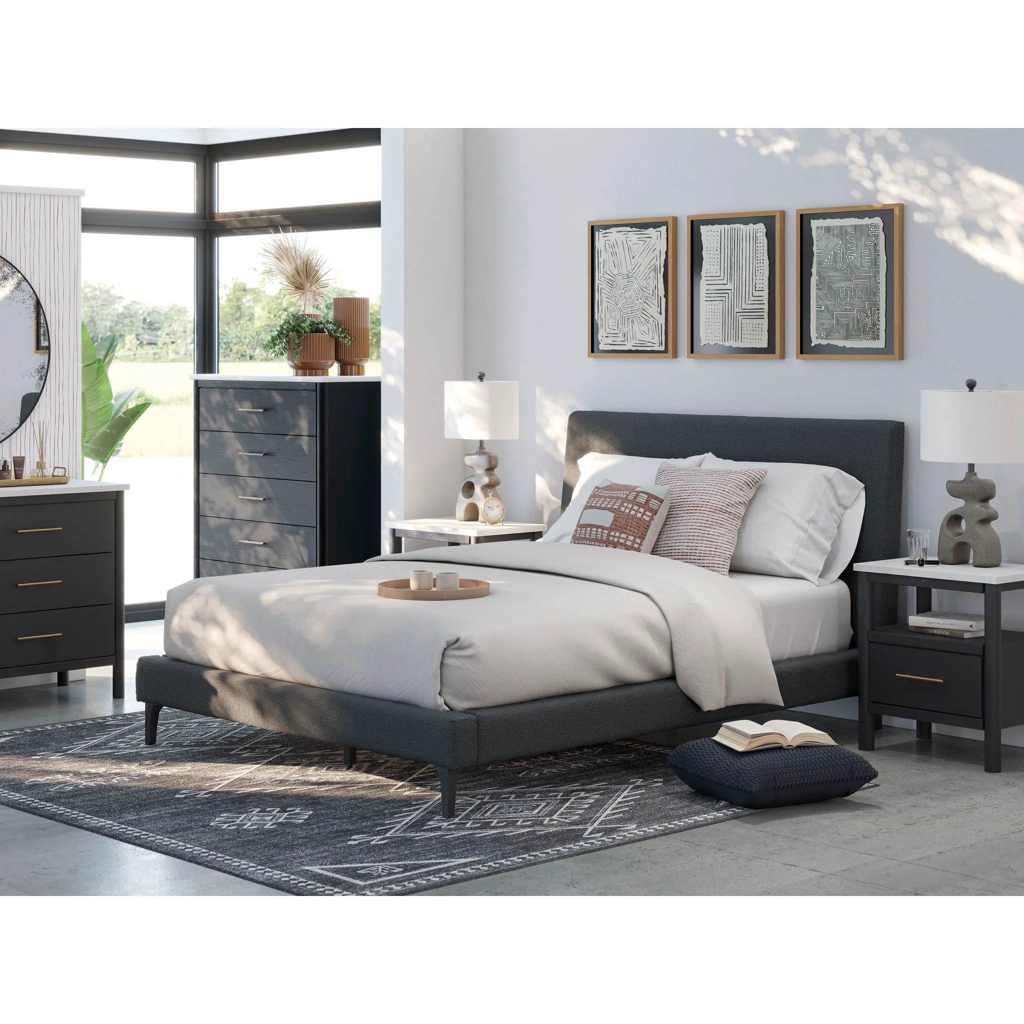 Cadmori Upholstered Bed - Image 10