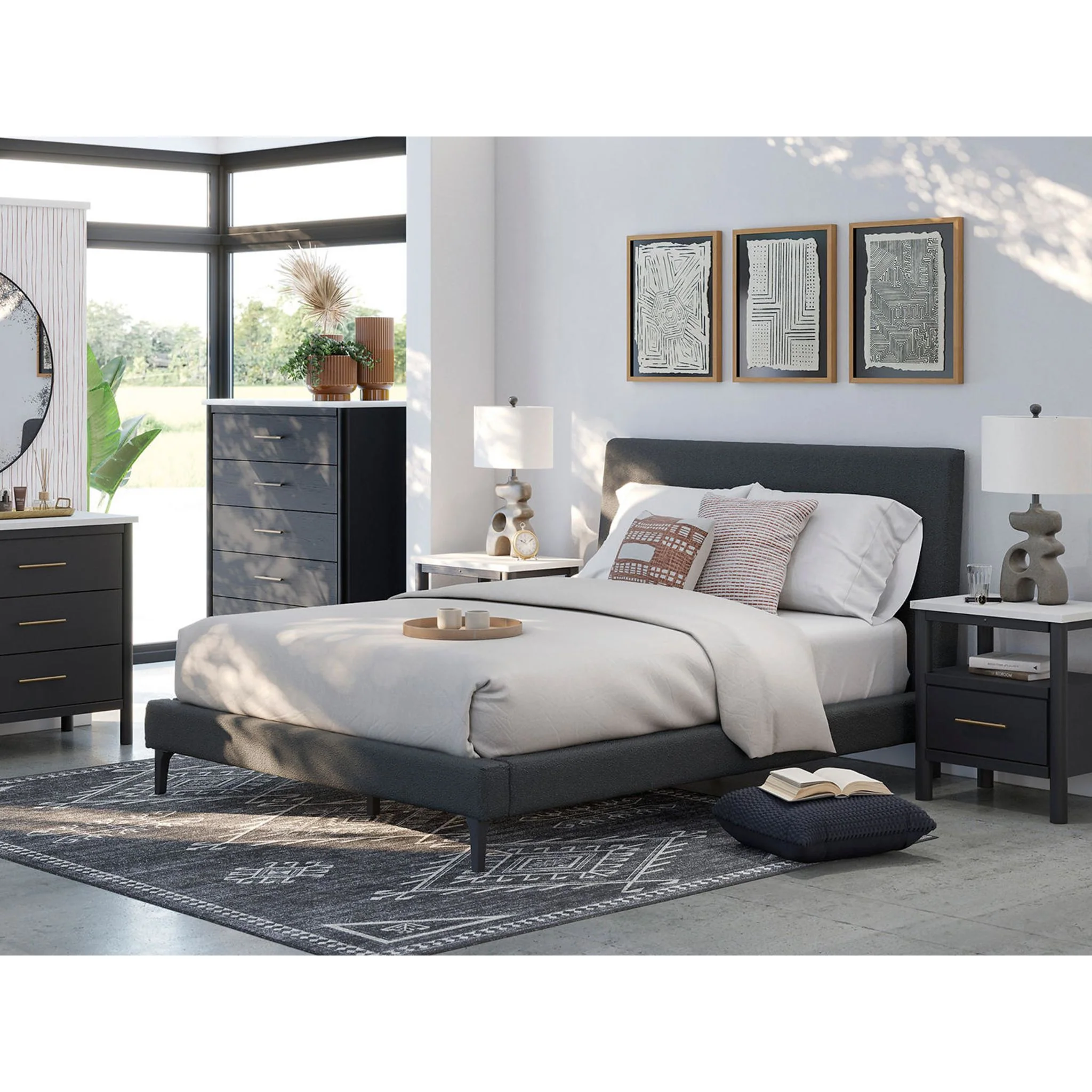 Cadmori Upholstered Bed - Image 16
