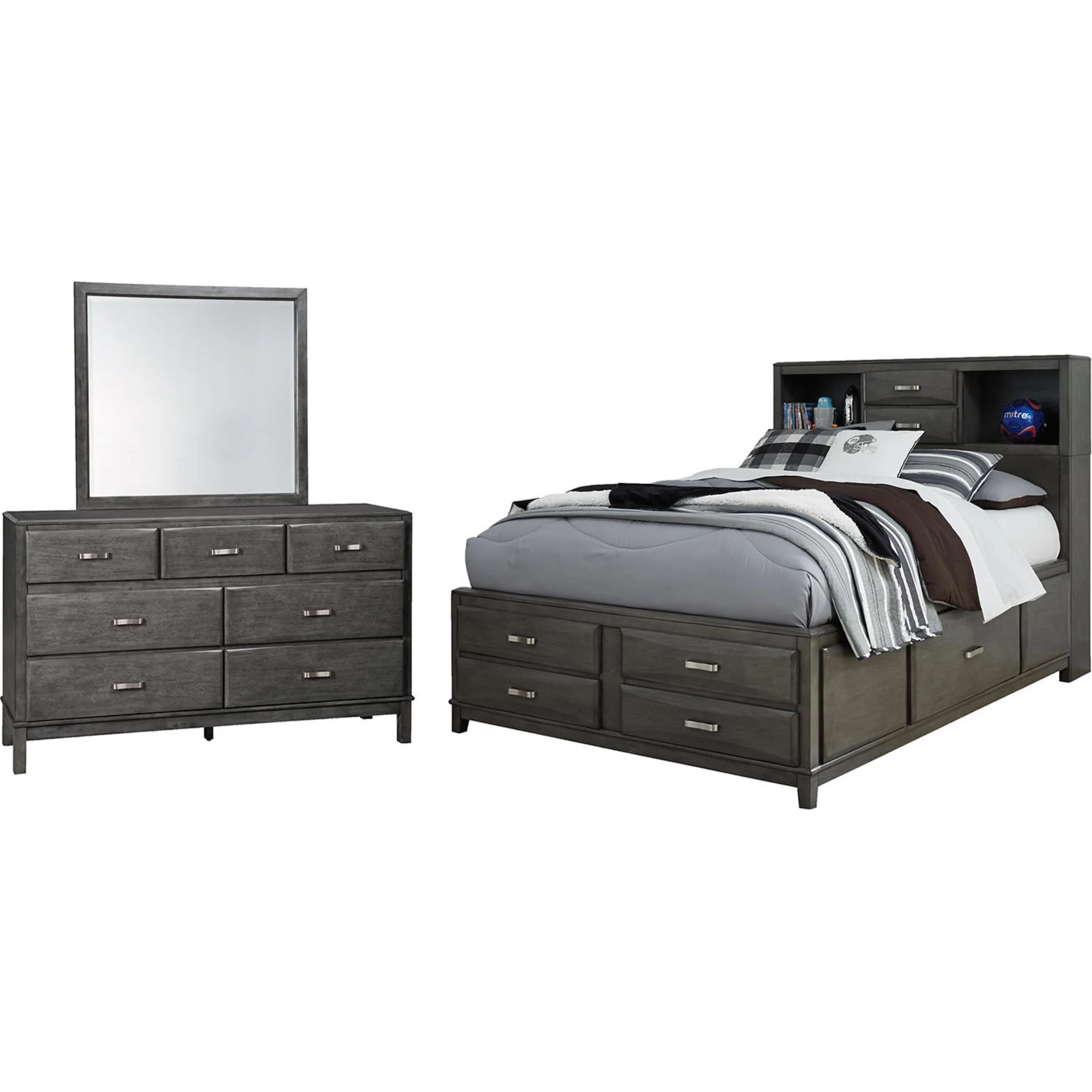 Caitbrook 5 Piece Full Storage Bedroom - Image 7