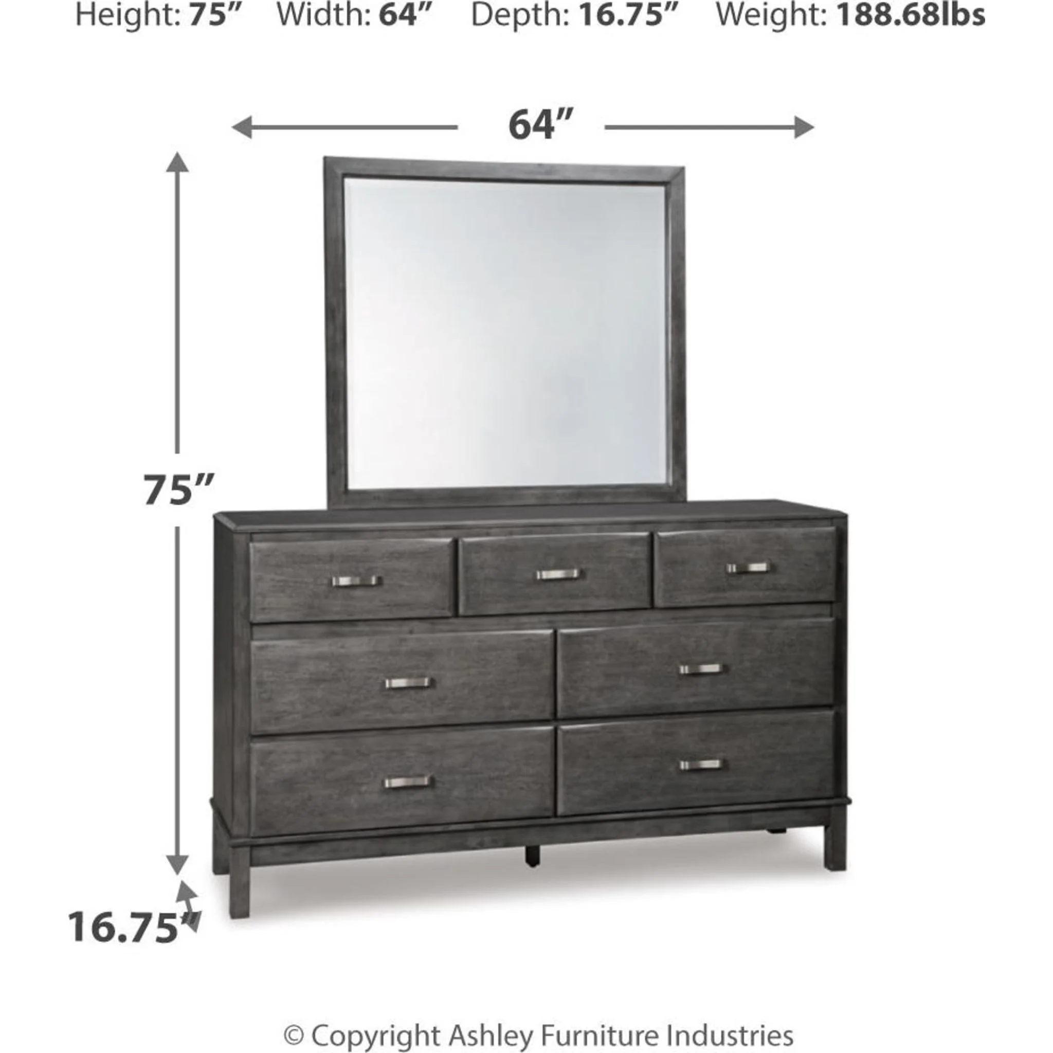 Caitbrook Dresser and Mirror - Image 14