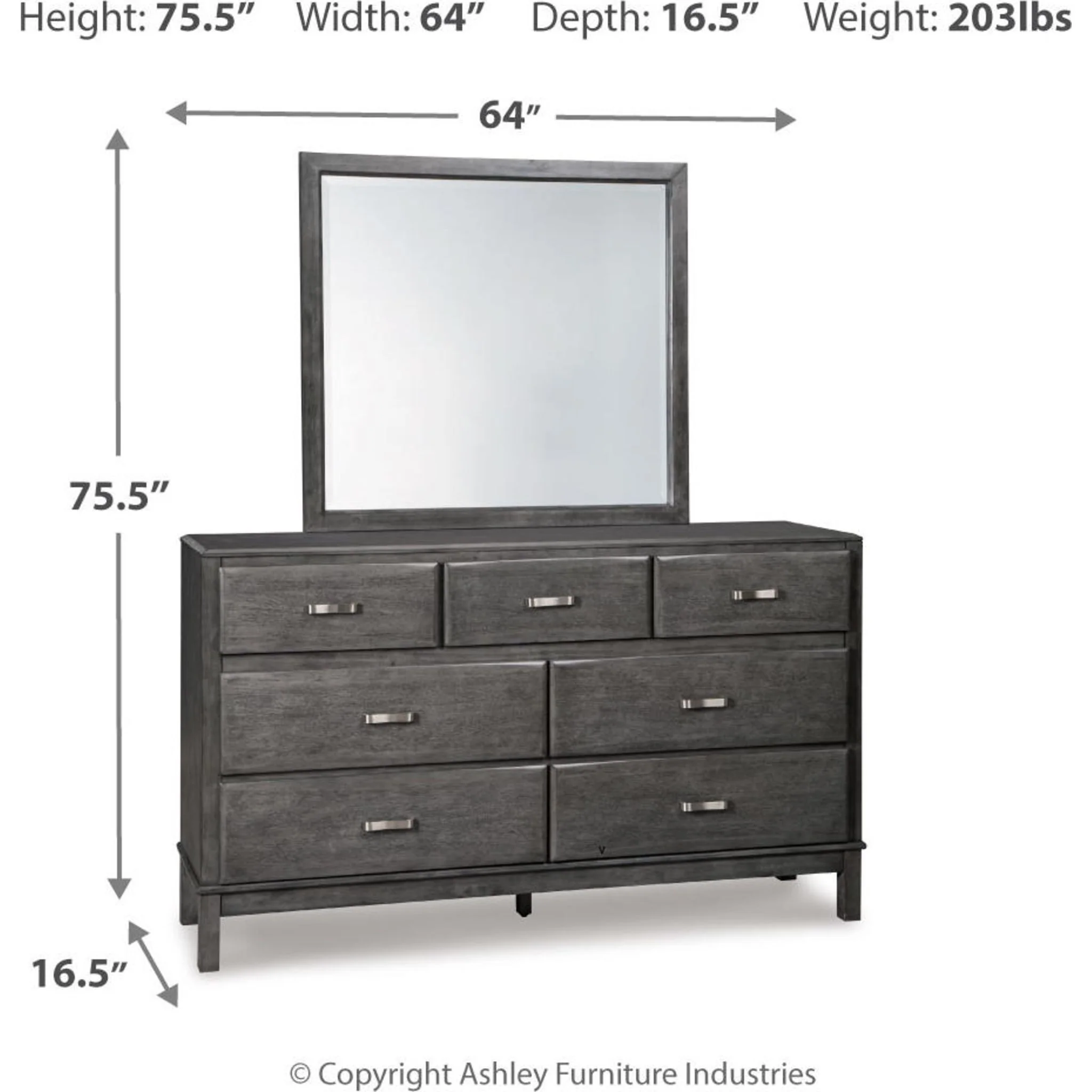 Caitbrook Dresser and Mirror - Image 20