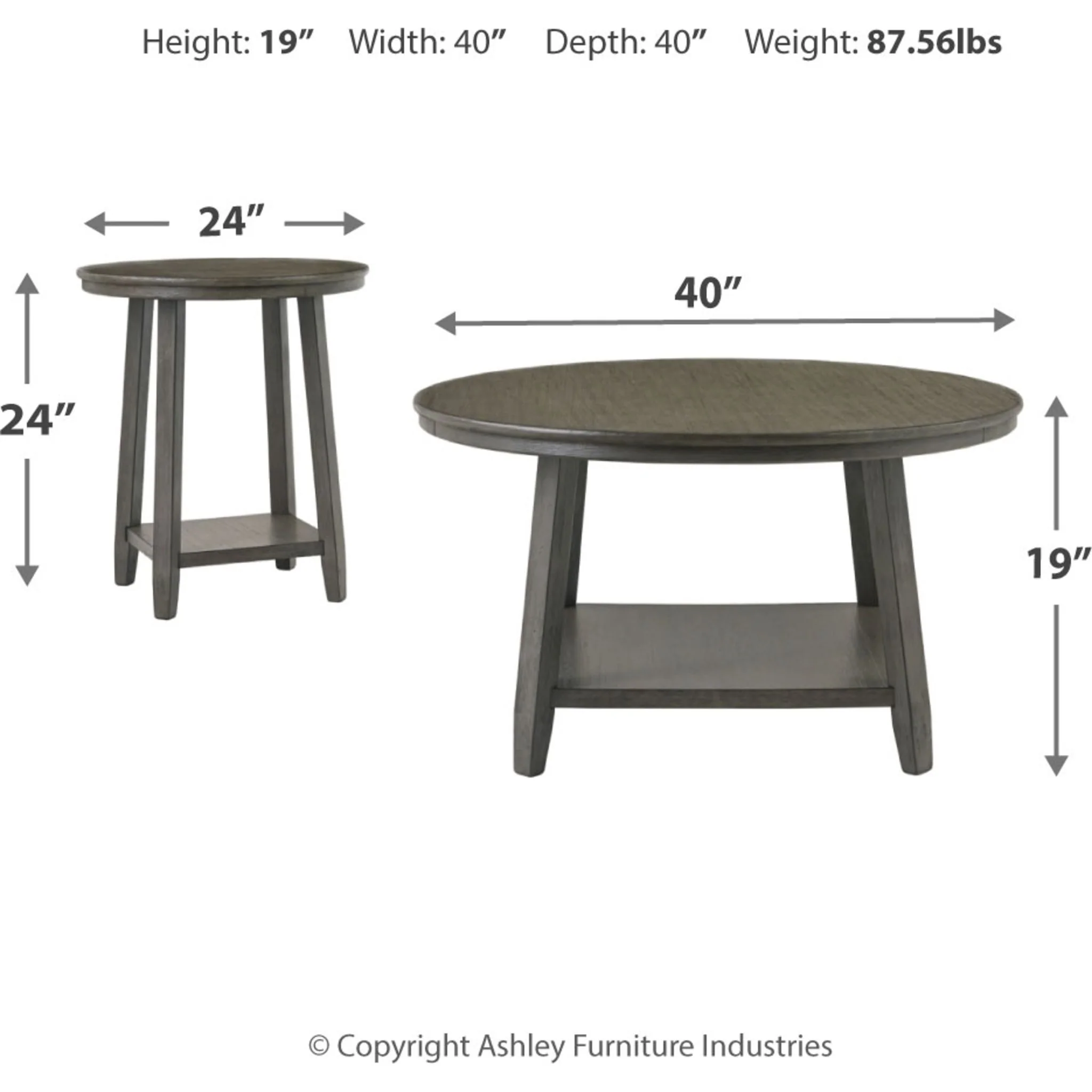 Caitbrook Occasional Table Set (set of 3) - Image 4