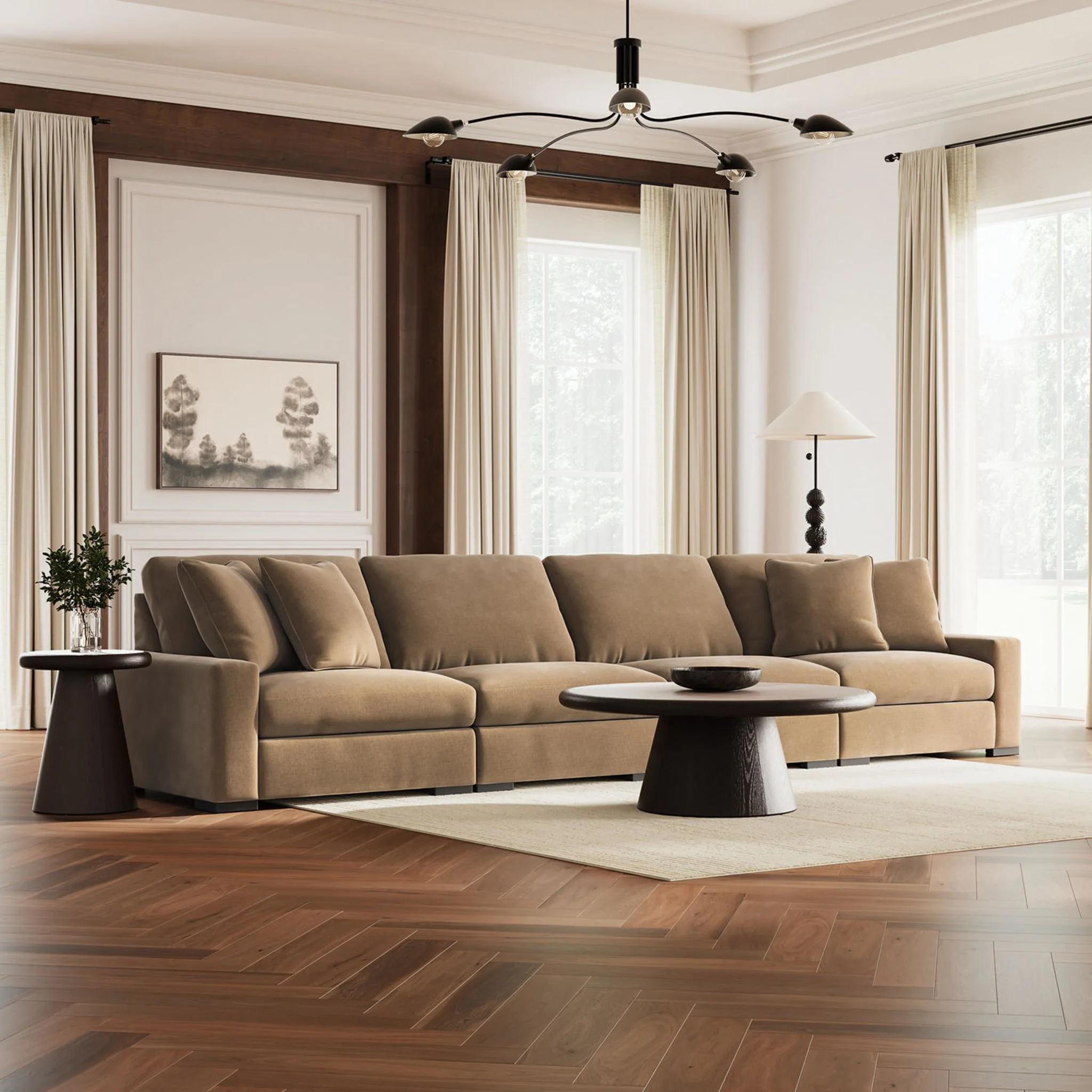 Calden-Exclusive 4 Piece Modular Sectional - Image 10