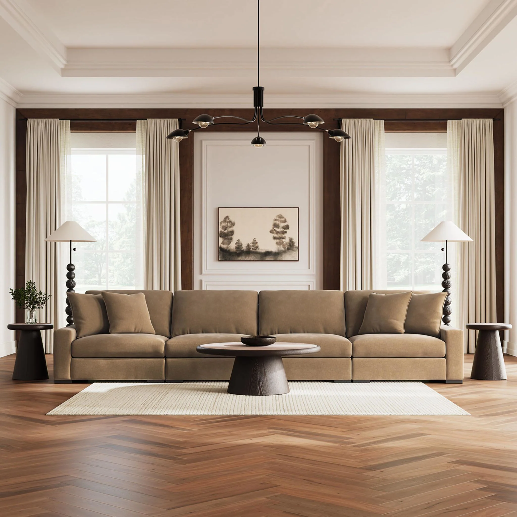 Calden-Exclusive 4 Piece Modular Sectional - Image 11