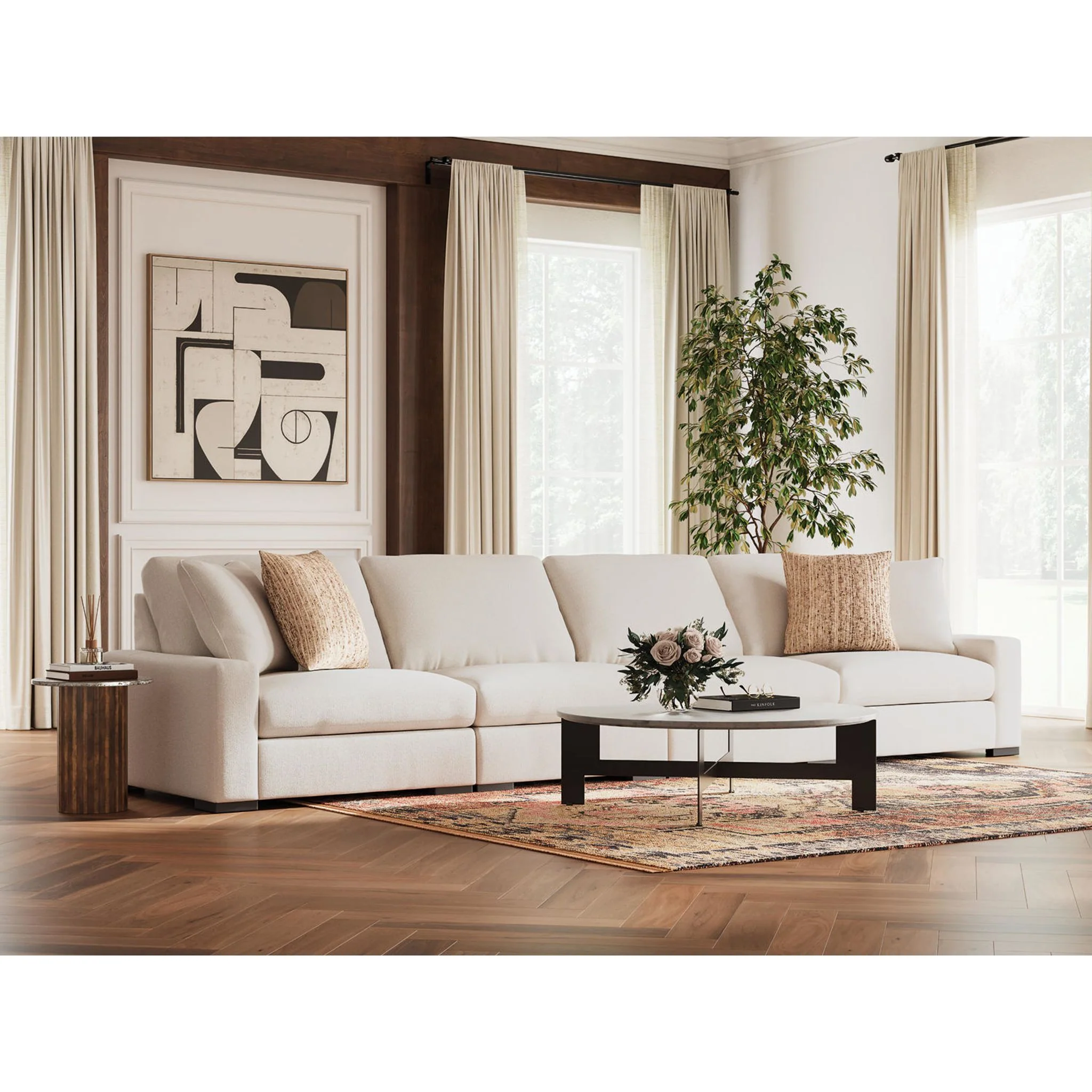 Calden-Exclusive 4 Piece Modular Sectional - Image 17