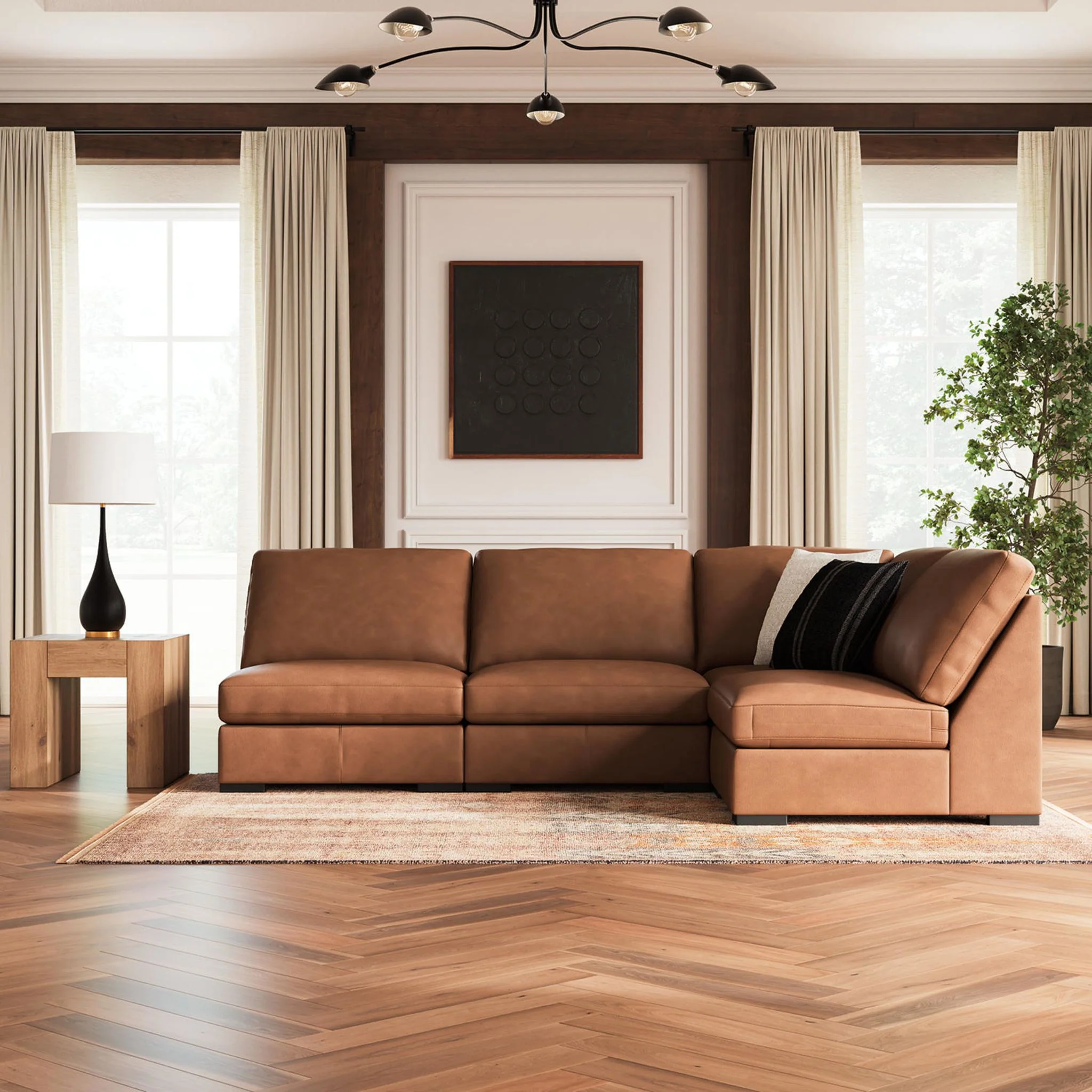 Calden-Exclusive 4 Piece Sectional - Image 10